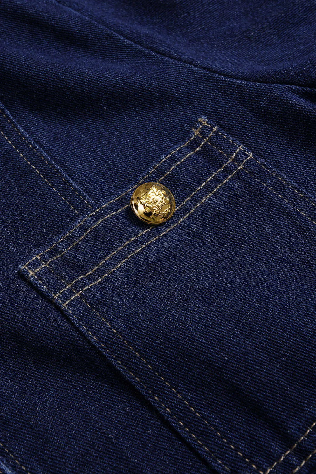 Denim Metallic Button Pocket Outerwear sold by Micas product image thumbnail 4