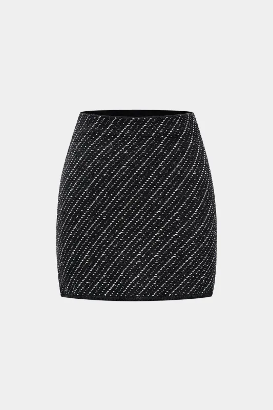 Knit High Waist Skirt sold by Micas