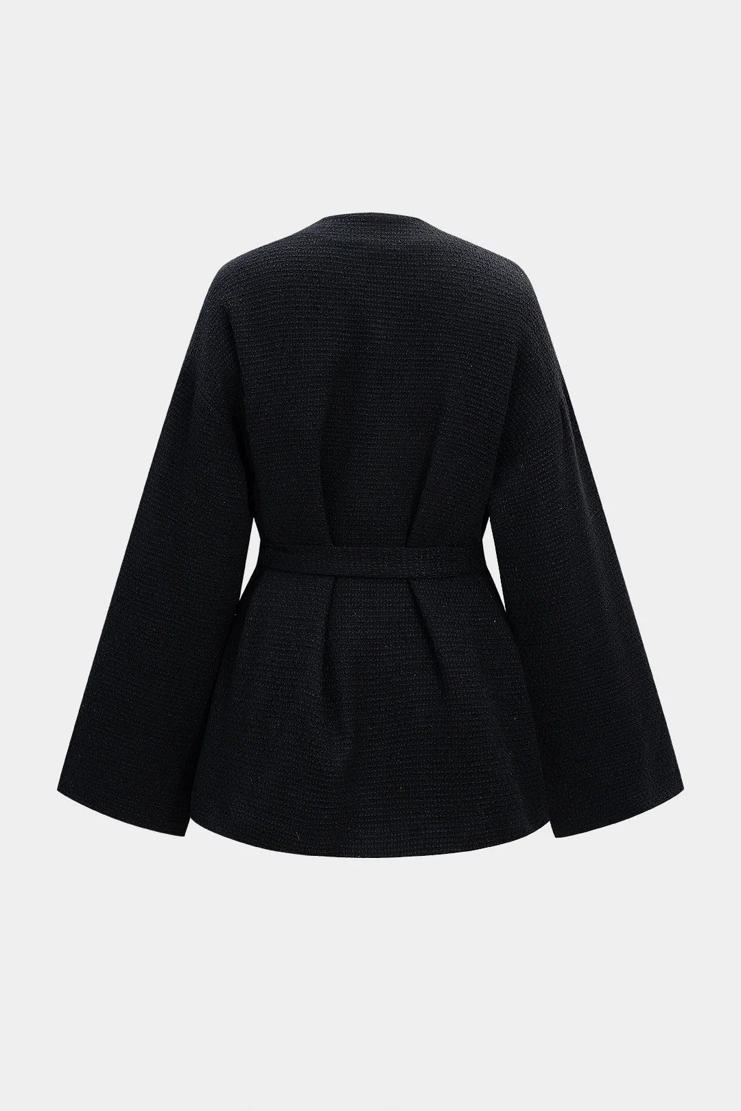 Tie-Up V-Neck Coat sold by Micas product image thumbnail 3