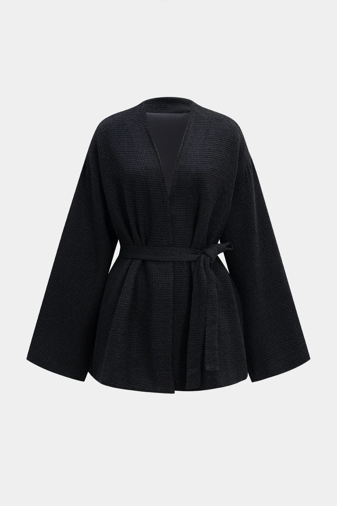 Tie-Up V-Neck Coat sold by Micas product image thumbnail 2