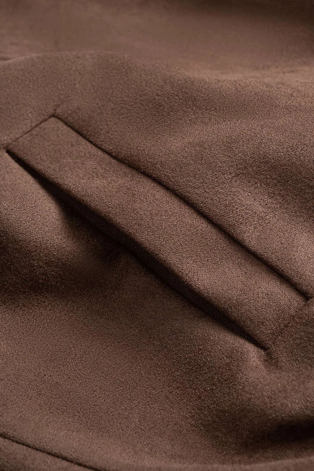 Suede Asymmetrical Zipper Jacket sold by Micas product image thumbnail 4