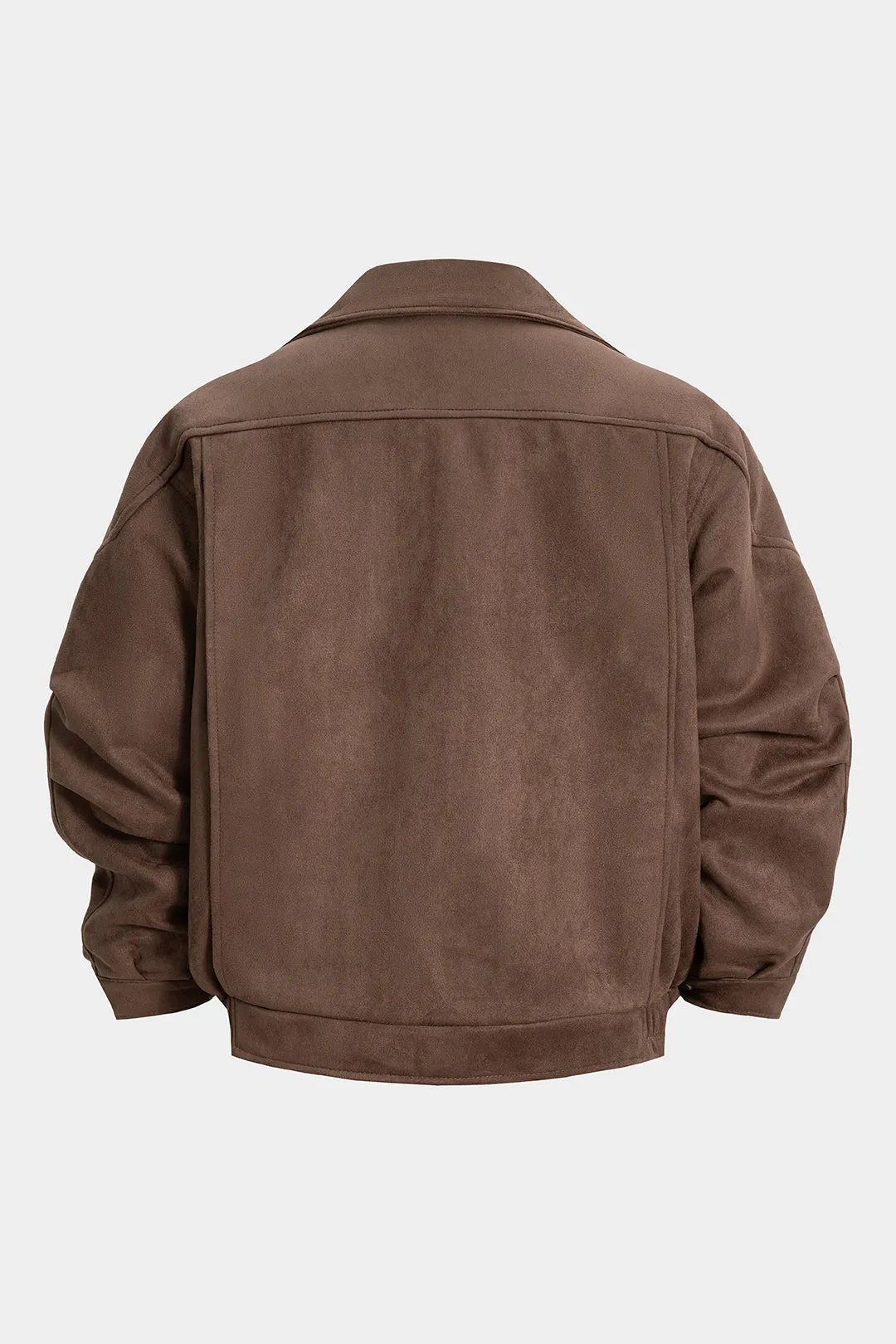 Suede Asymmetrical Zipper Jacket sold by Micas product image thumbnail 2