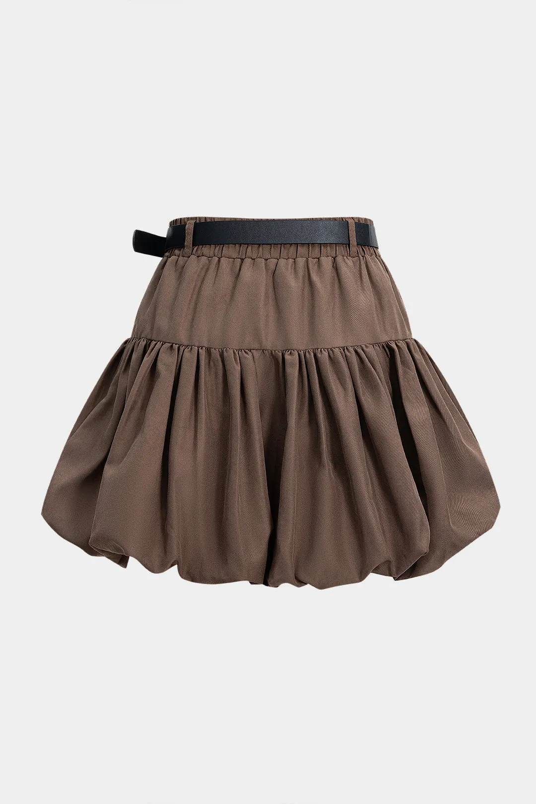 Belted Puff Mini Skirt sold by Micas product image thumbnail 2