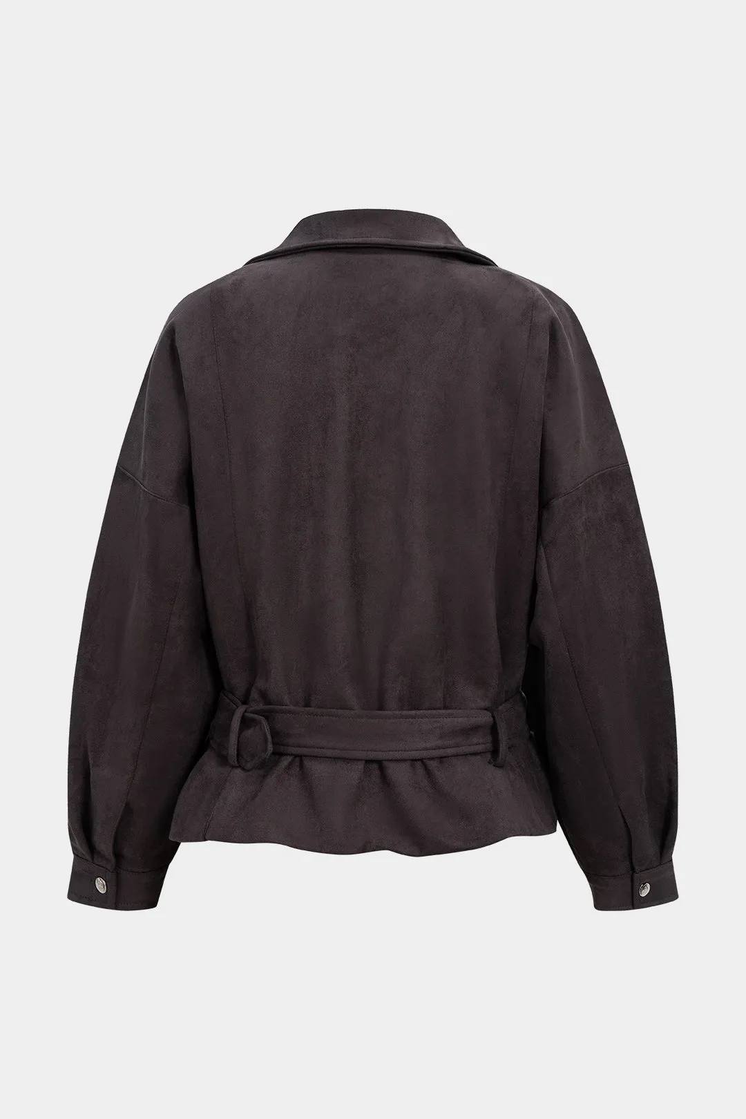 Suede Belted Jacket sold by Micas product image thumbnail 2