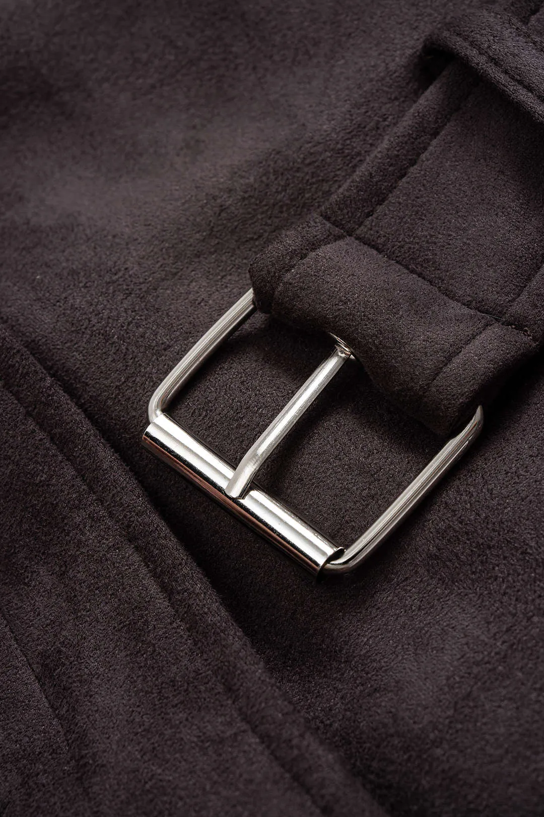 Suede Belted Jacket sold by Micas product image thumbnail 3