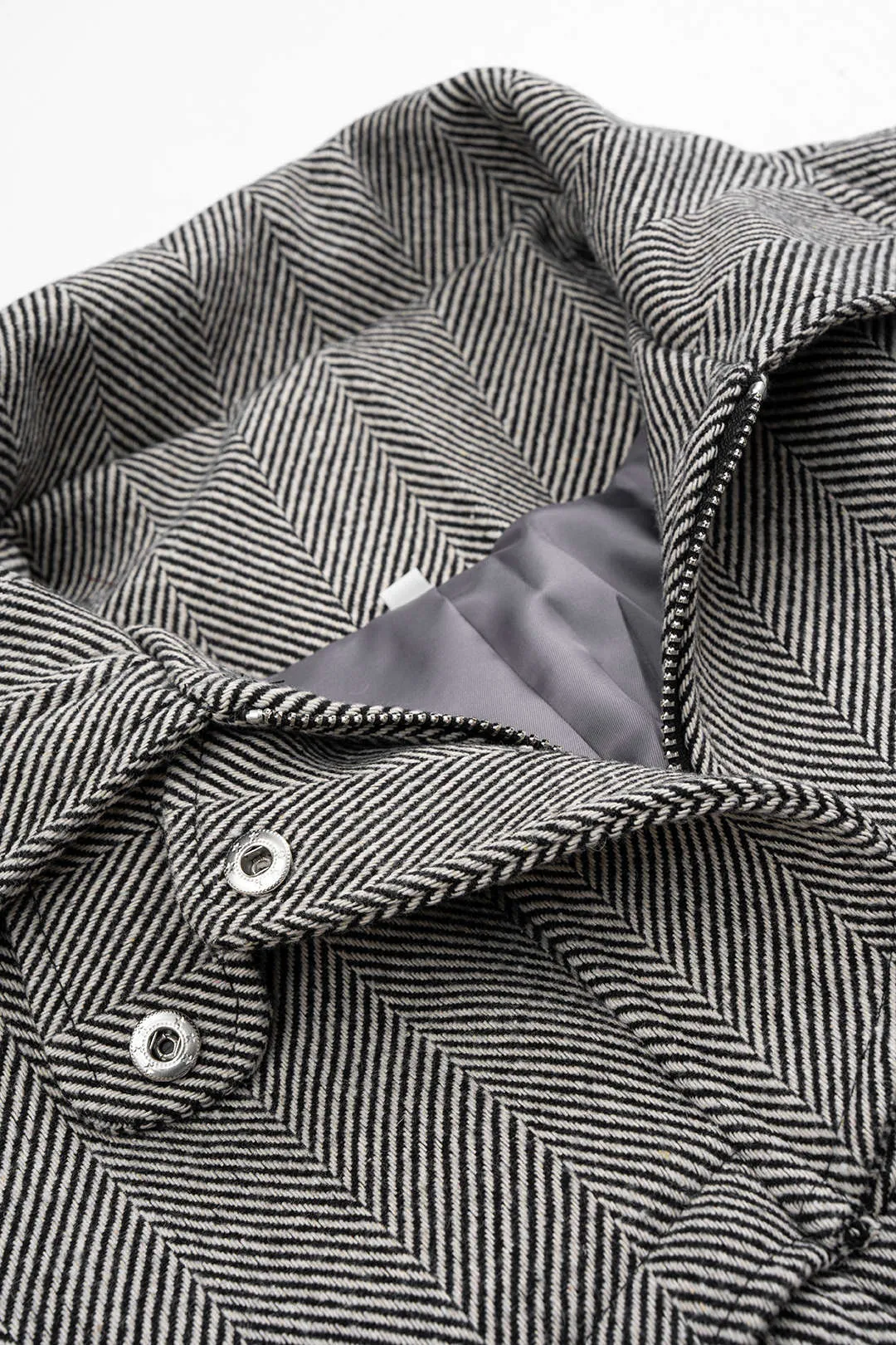 Woolen Zipper Jacket sold by Micas product image thumbnail 4