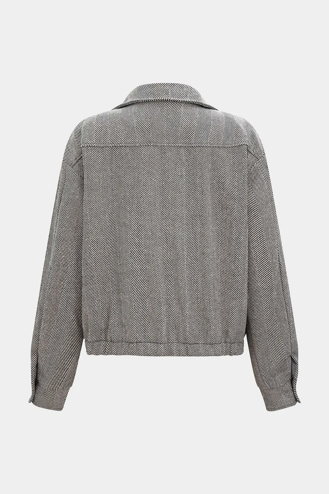 Woolen Zipper Jacket sold by Micas product image thumbnail 3