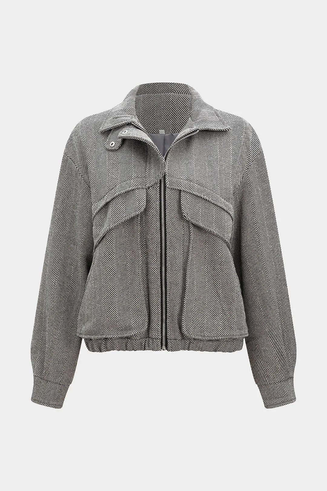 Woolen Zipper Jacket sold by Micas product image thumbnail 2