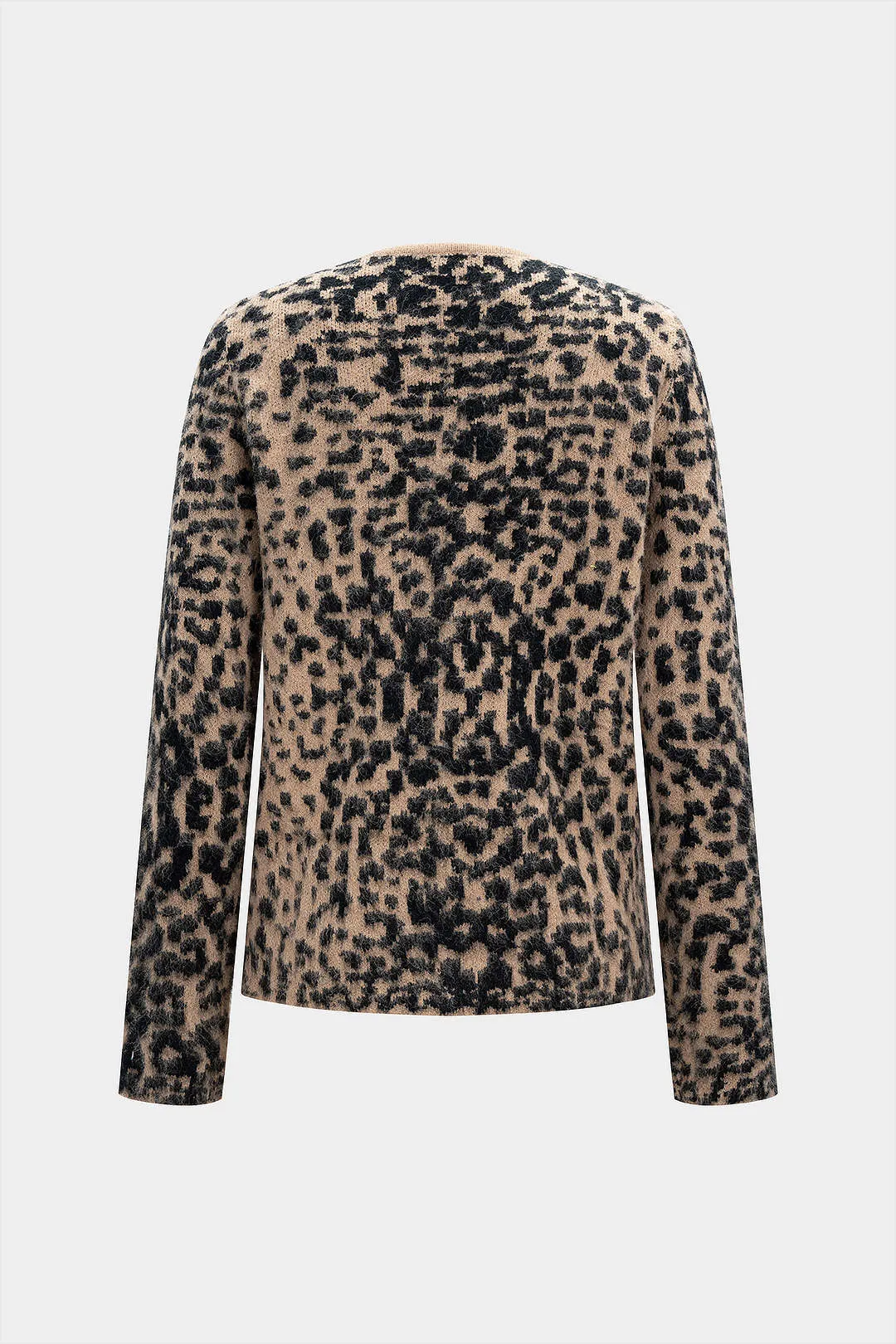Retro Leopard Print V-Neck Jacket sold by Micas product image thumbnail 2