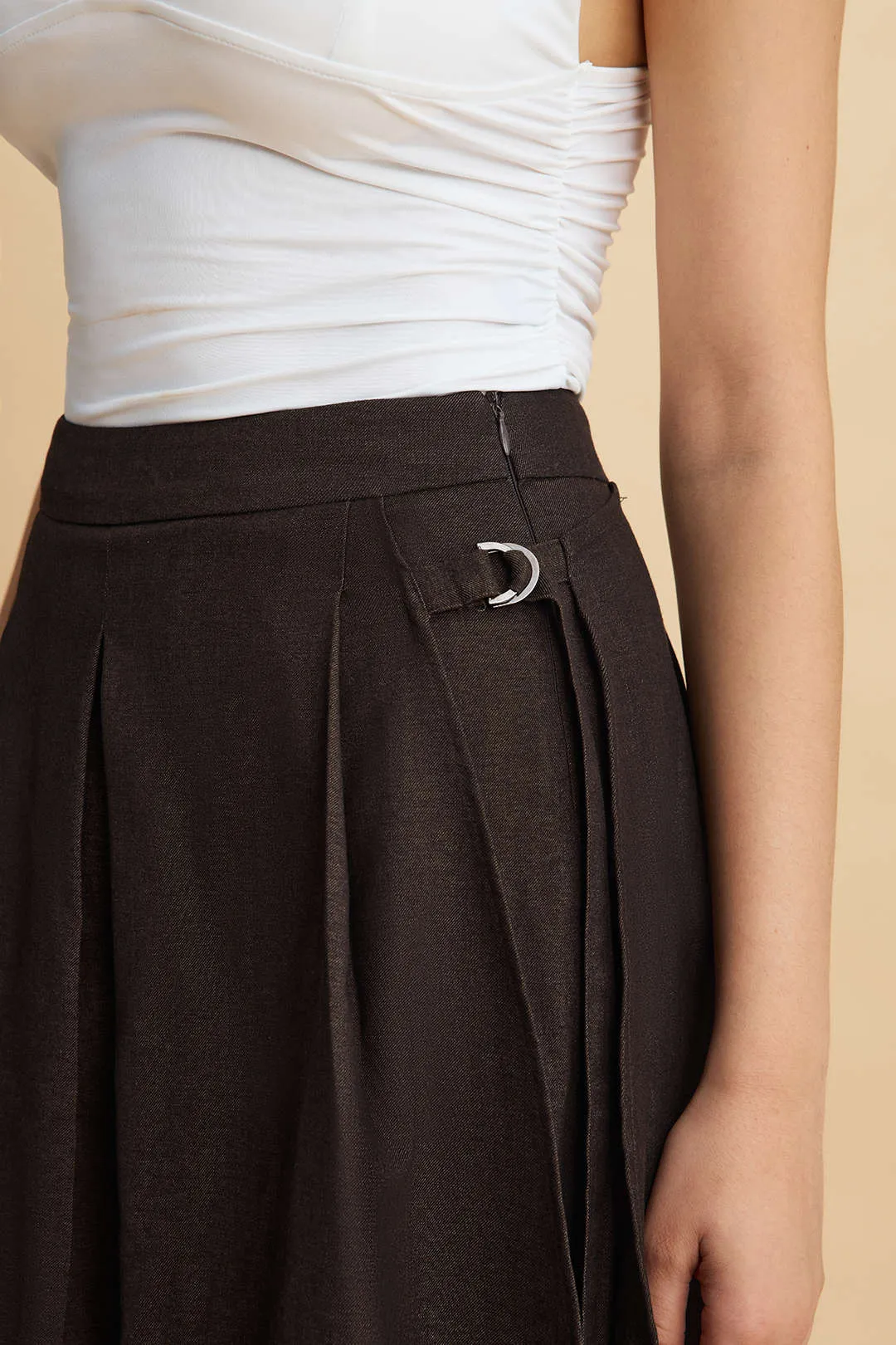 Ruched Pocket Belted Trousers sold by Micas product image thumbnail 3