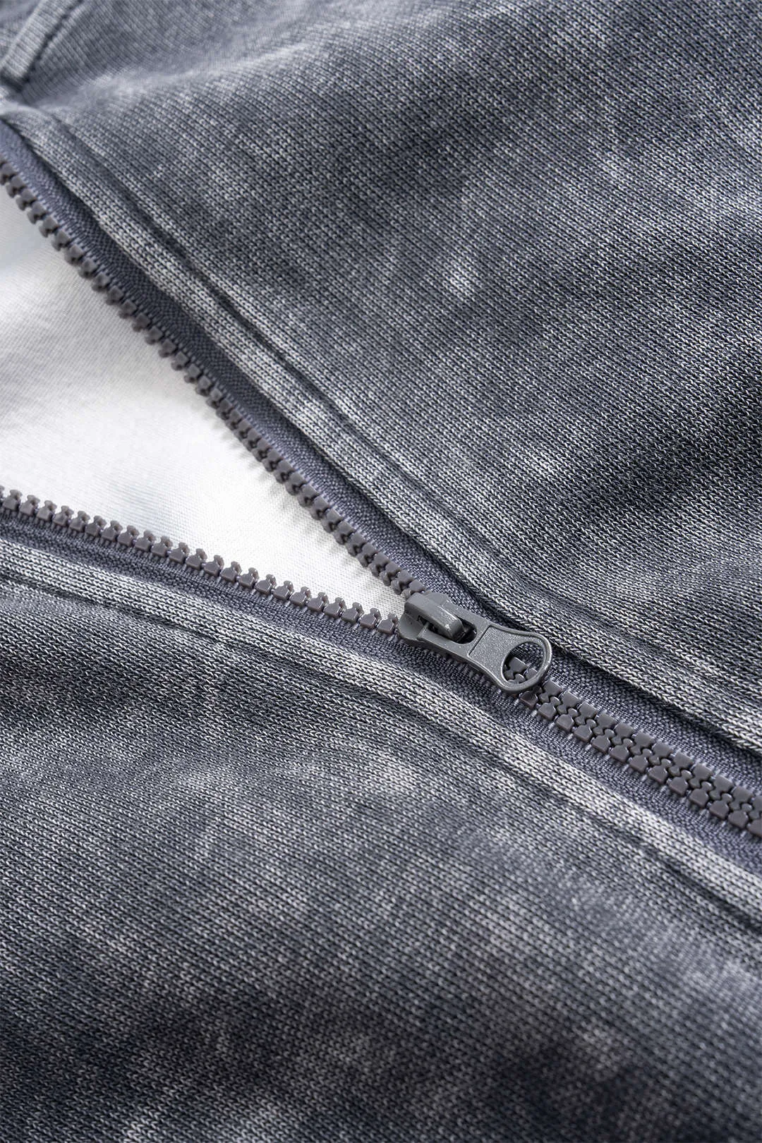 Drawstring Zipper Hoodie And Shirred Waistband Trousers Set sold by Micas product image thumbnail 5