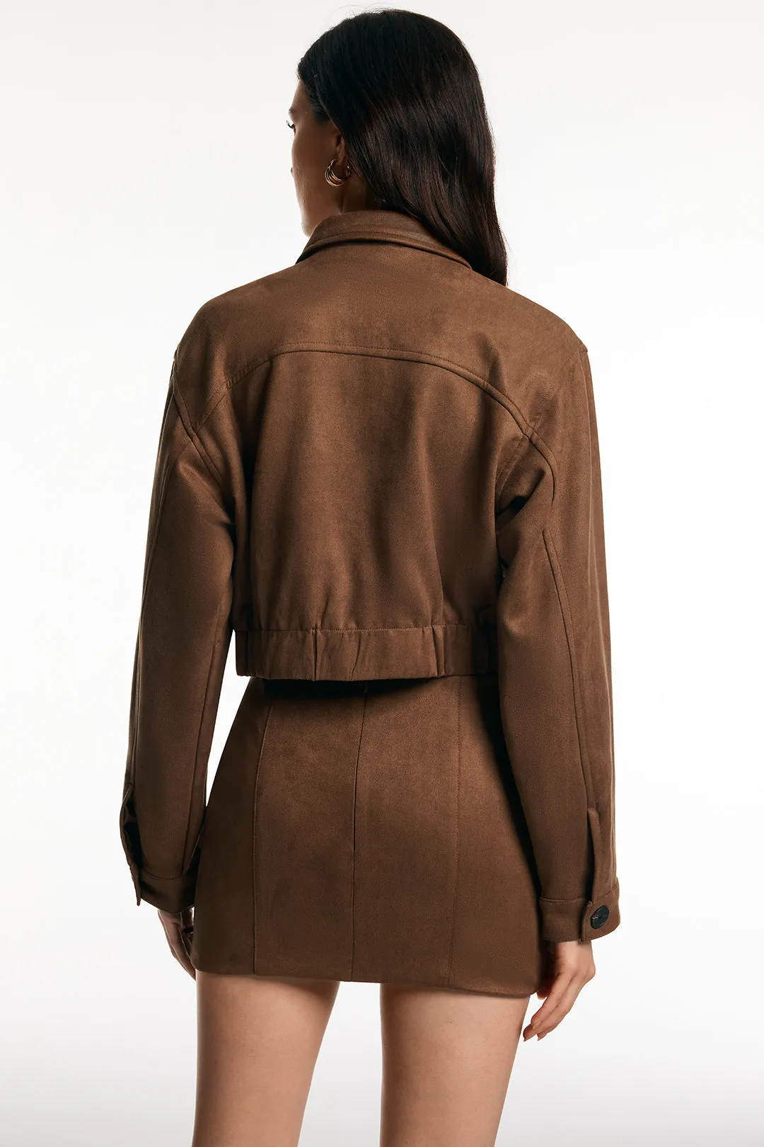 Suede Low Waist Mini Skirt sold by Micas product image thumbnail 4