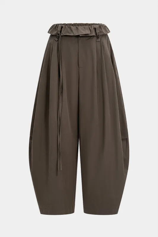 Tie-Up Wide Leg Trousers sold by Micas