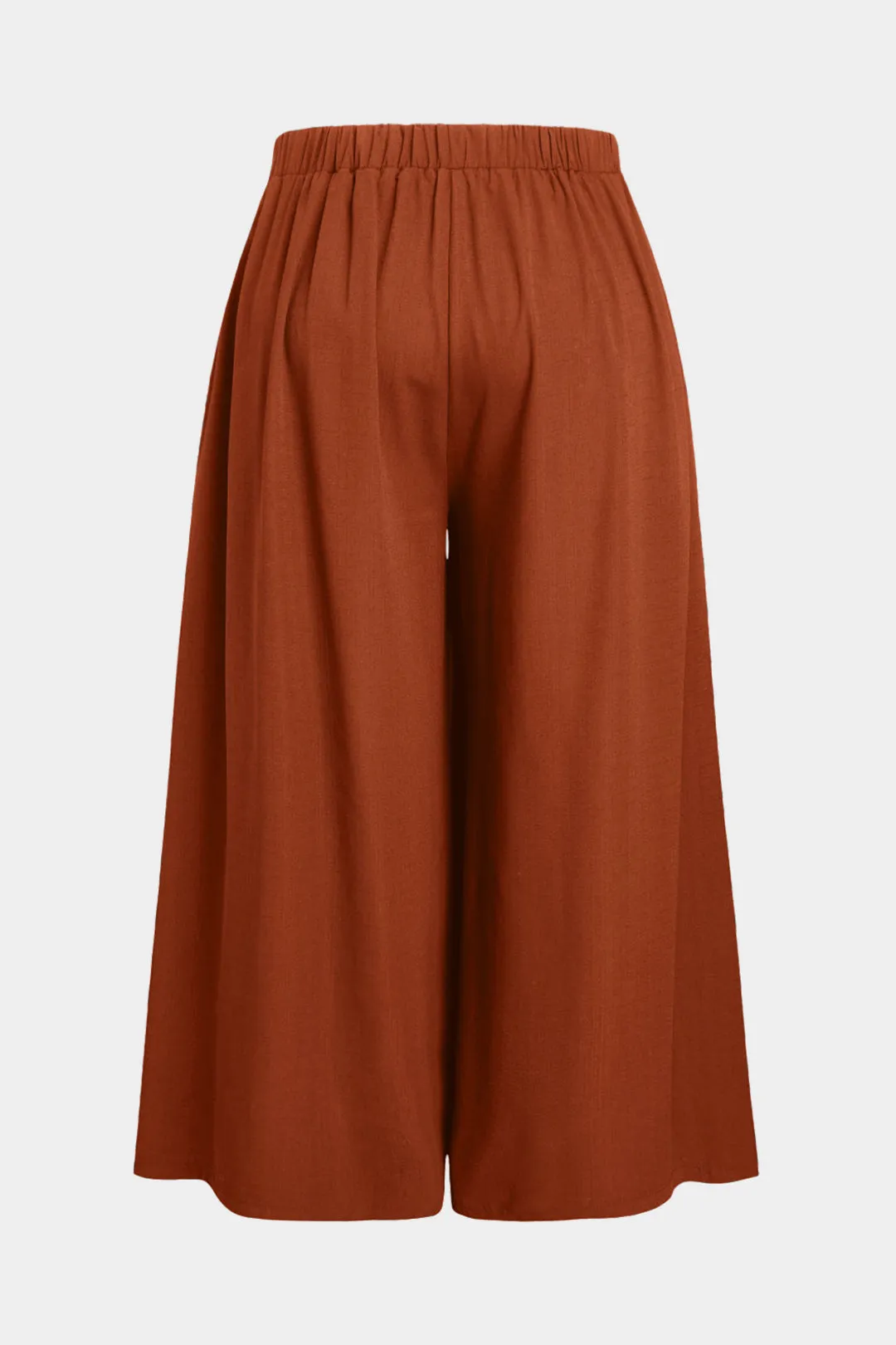 Plus størrelse slips foran høj talje brede ben bukser sold by Micas product image thumbnail 2