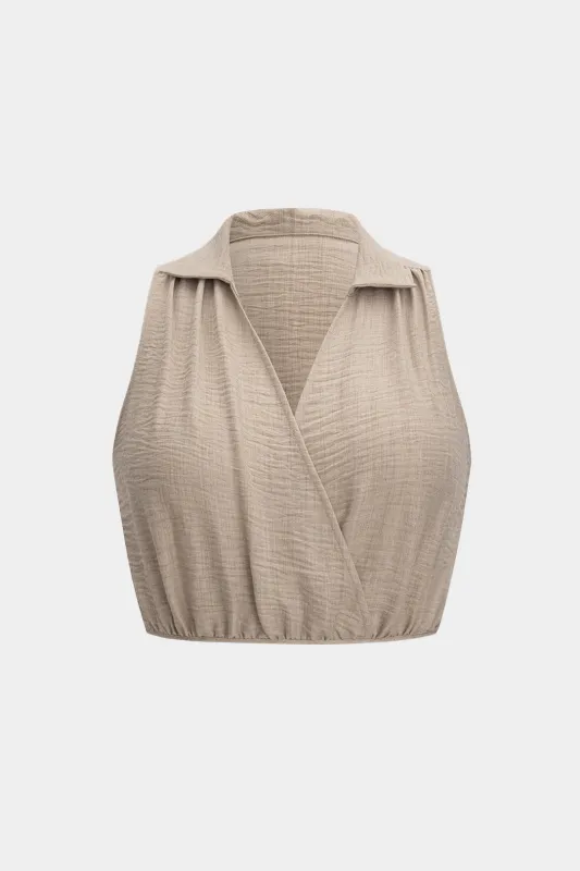 Plus størrelse krydset slipsskjorte sold by Micas