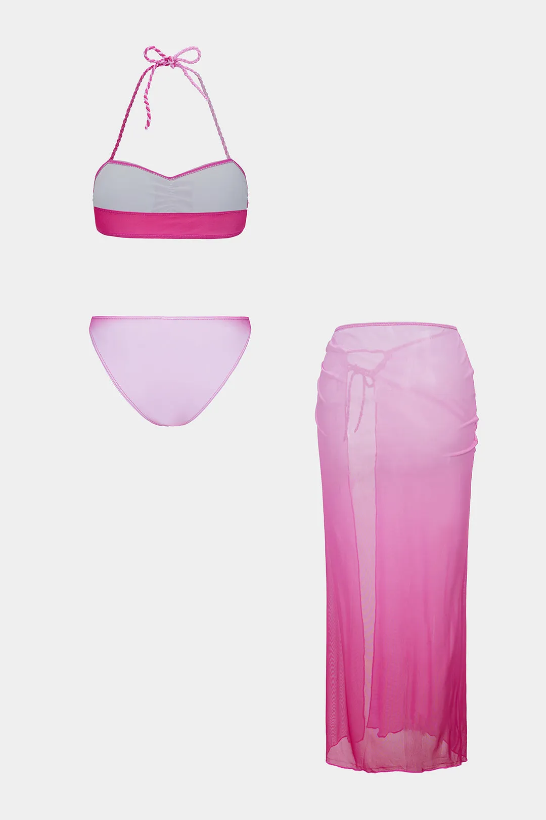 Knot Twist Halter Neck Backless Bikini Set sold by Micas product image thumbnail 2