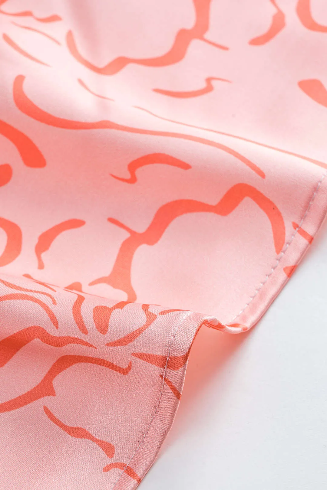 Floral Print Tie Up Sleeveless Mini Dress sold by Micas product image thumbnail 4