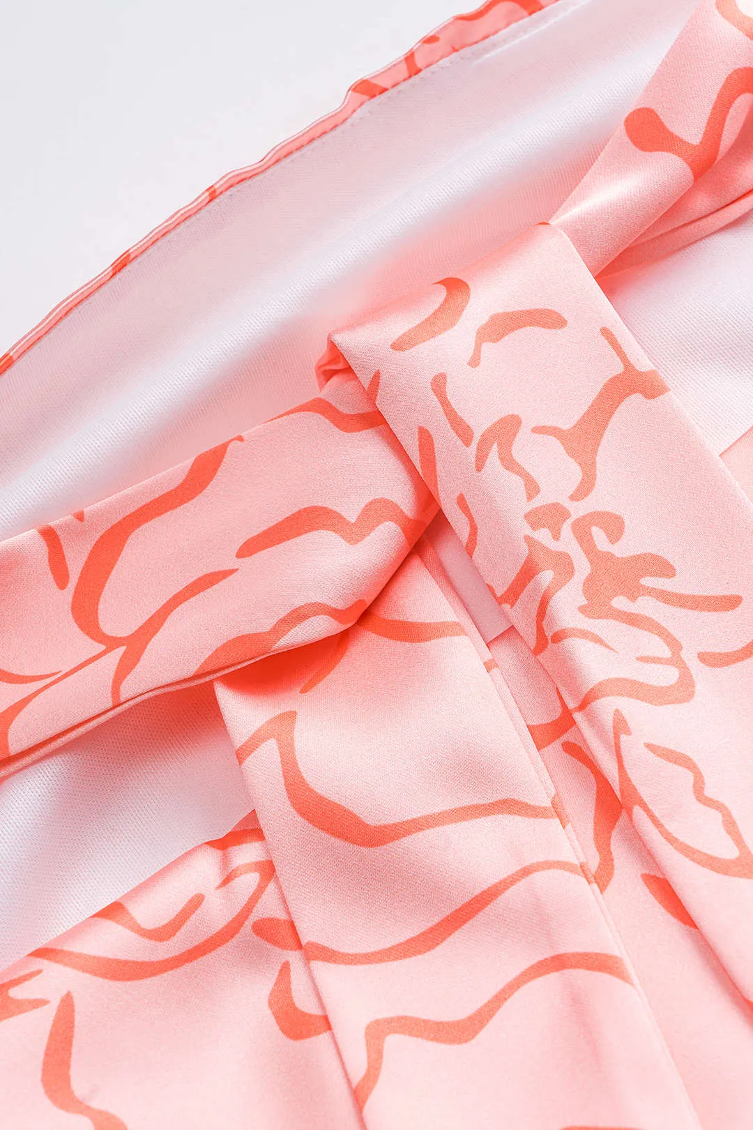 Floral Print Tie Up Sleeveless Mini Dress sold by Micas product image thumbnail 5