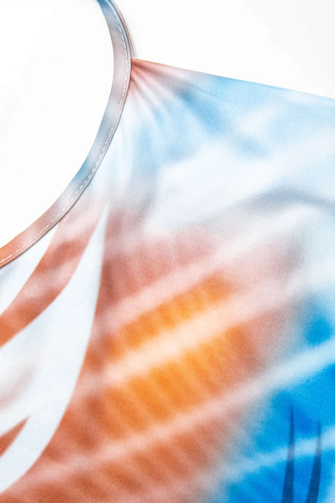 Tropical Print Backless Sleeveless Maxi Dress sold by Micas product image thumbnail 3