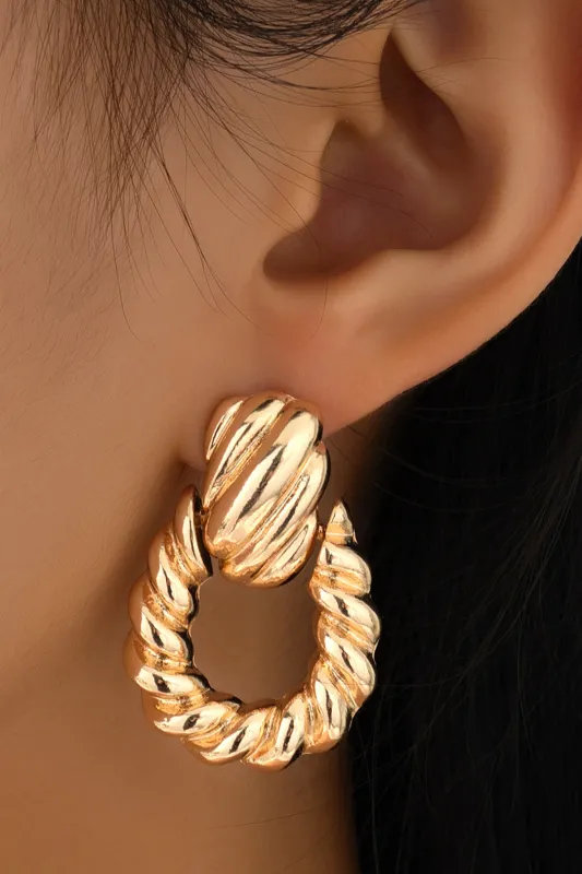 Metal Geometric Earrings sold by Micas