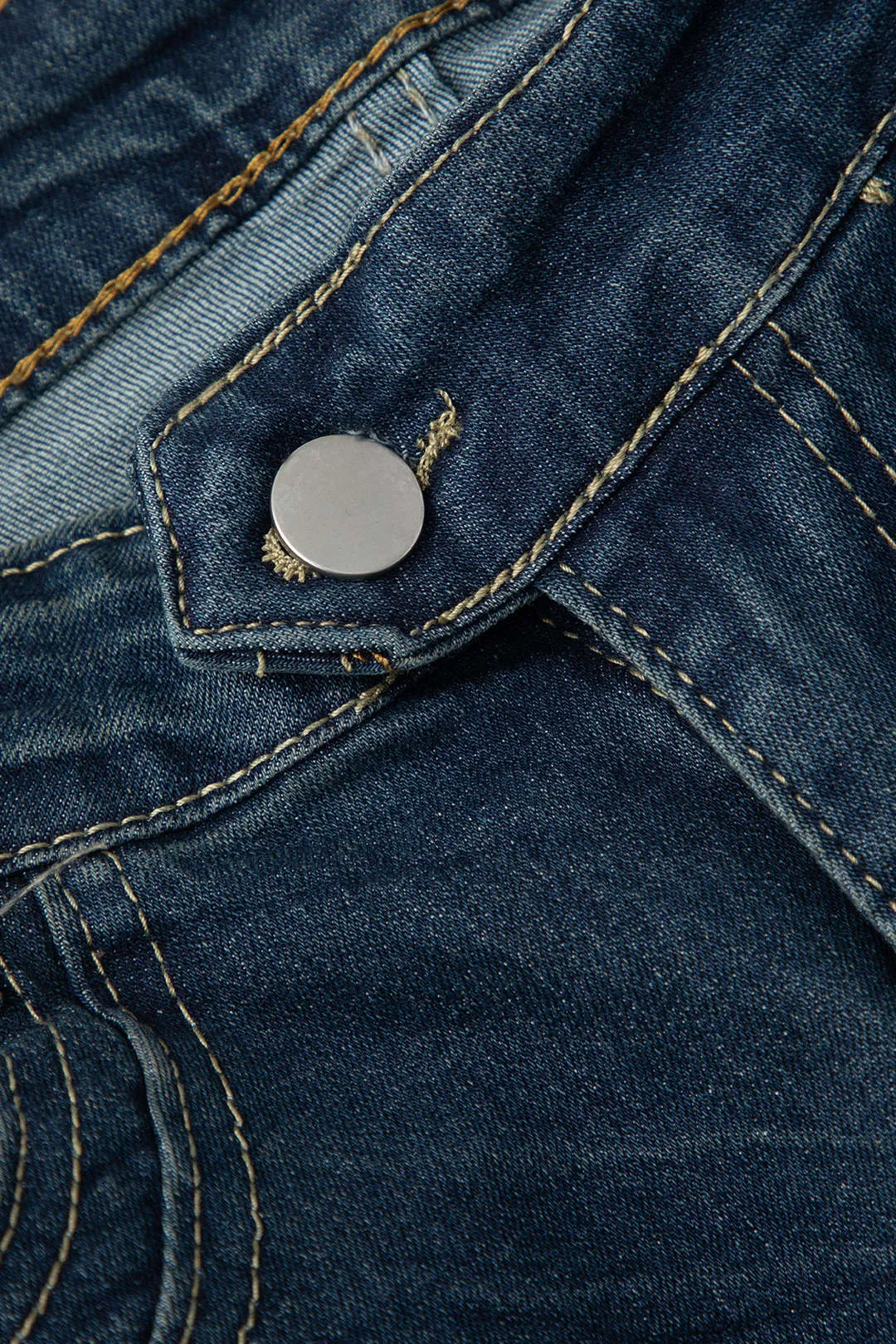 Denim Washed Print High Waist Jeans sold by Micas product image thumbnail 4