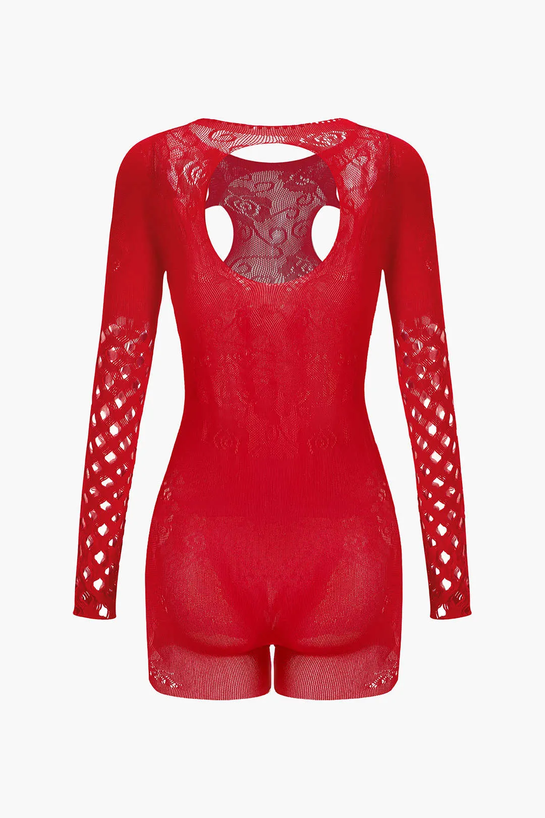 Solid Cut Out Button Long Sleeve Jumpsuit sold by Micas product image thumbnail 2