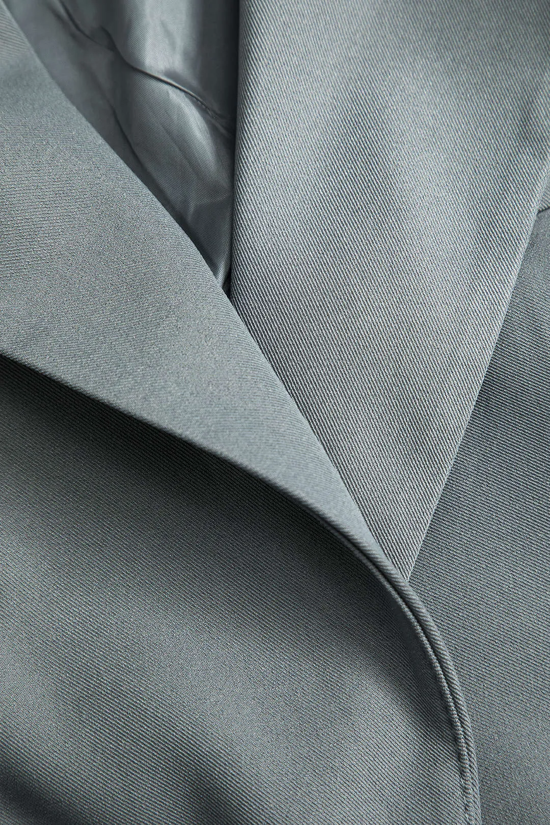 Denim Patchwork Long Sleeve Blazer sold by Micas product image thumbnail 3