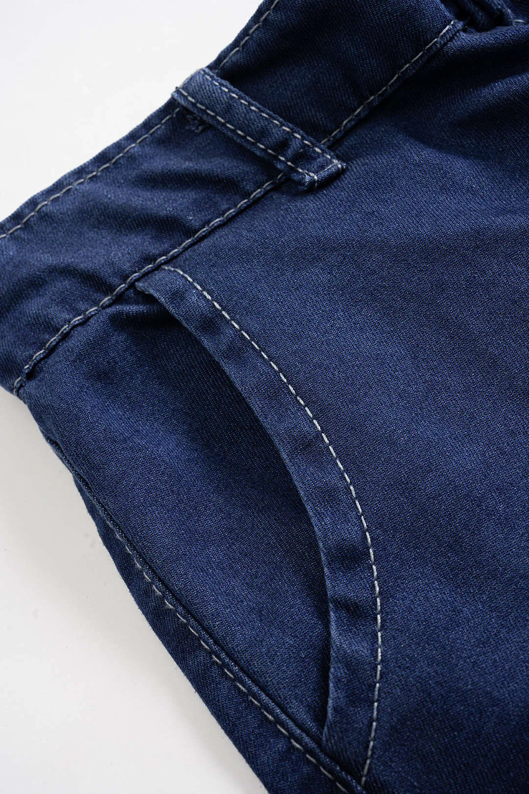 Denim High Waist Wide Leg Shorts sold by Micas product image thumbnail 3