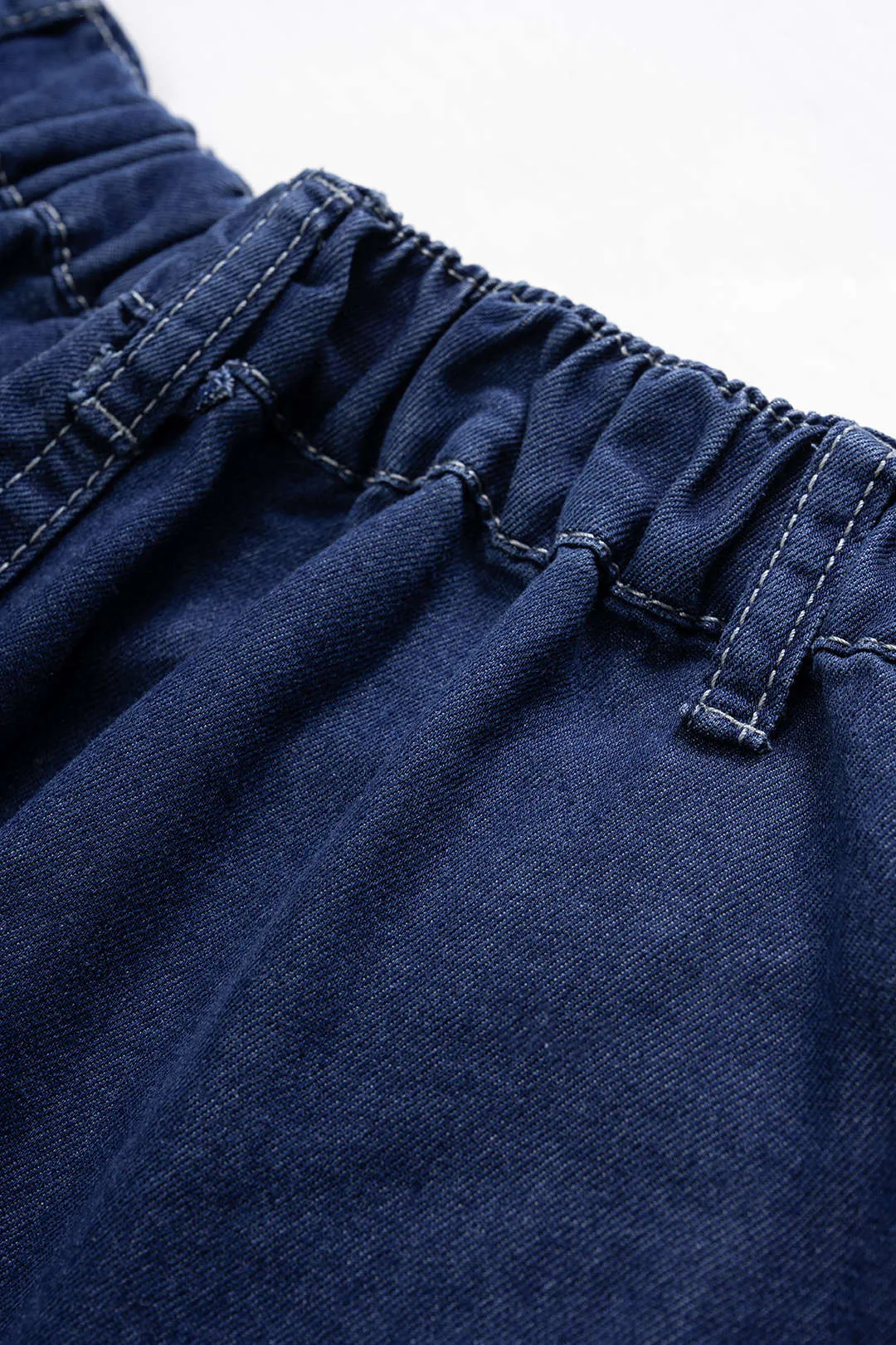 Denim High Waist Wide Leg Shorts sold by Micas product image thumbnail 5