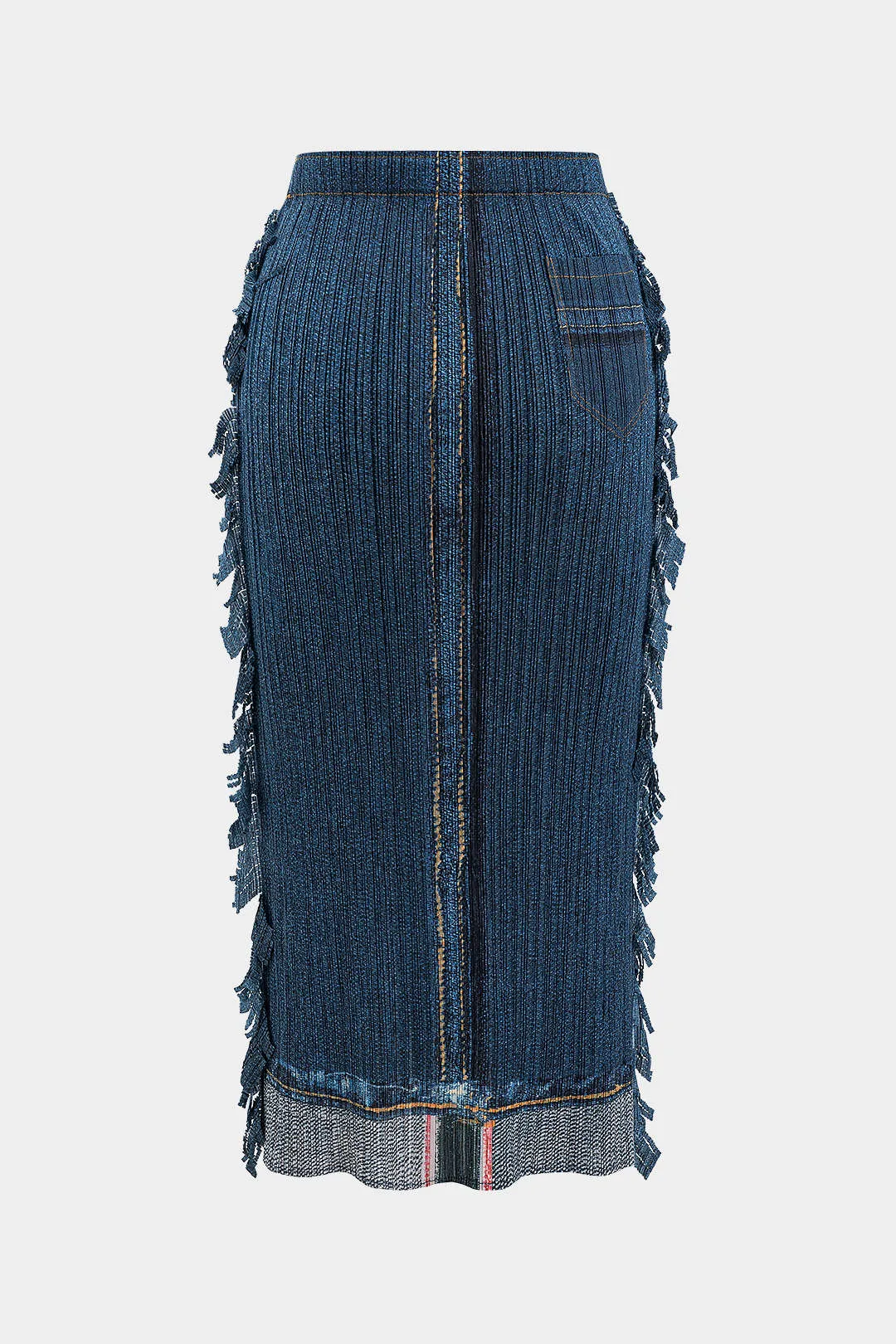 Pleated Fringe Pocket Skirt sold by Micas product image thumbnail 2