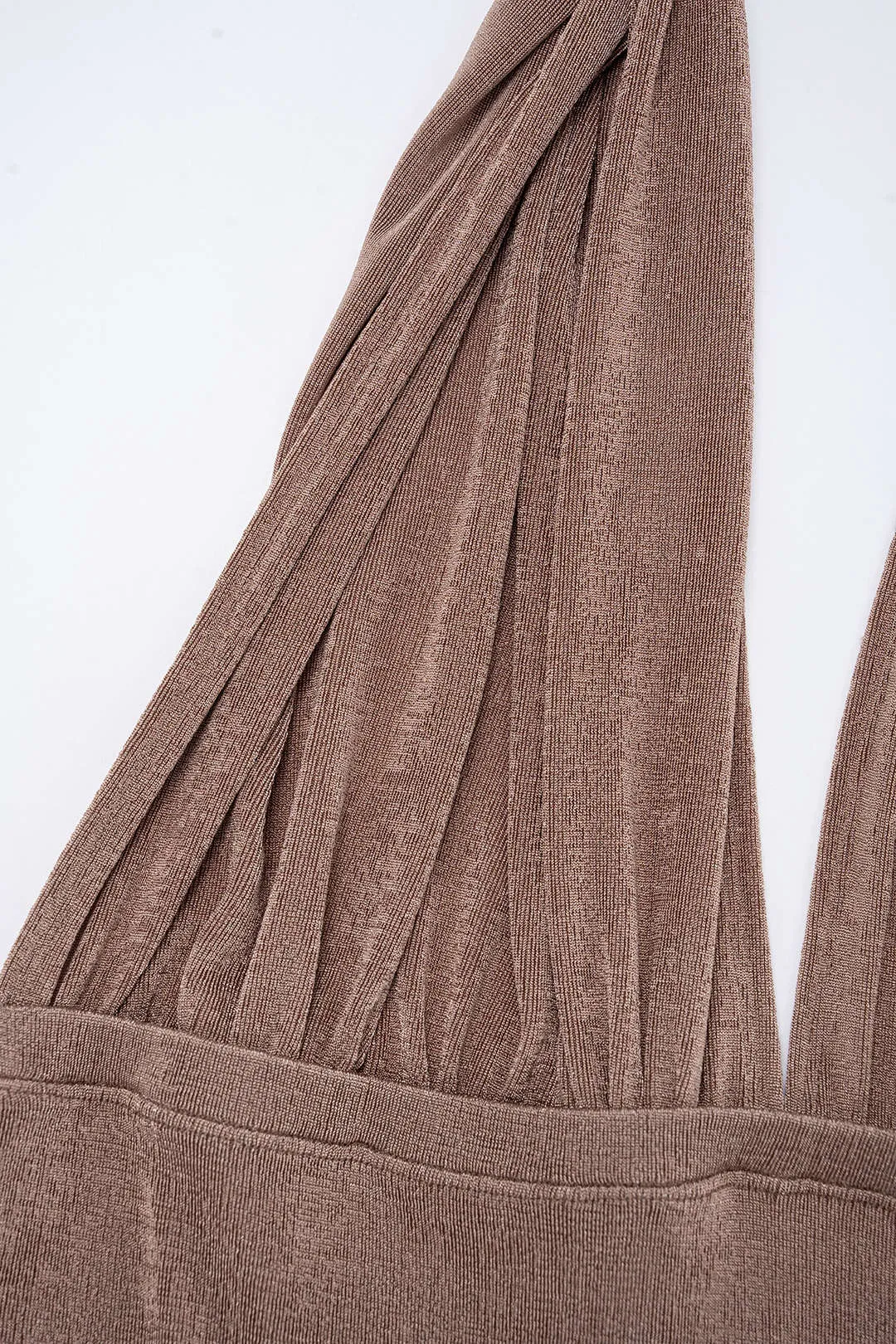 V-Neck Braided Backless Sleeveless Bodysuit sold by Micas product image thumbnail 3