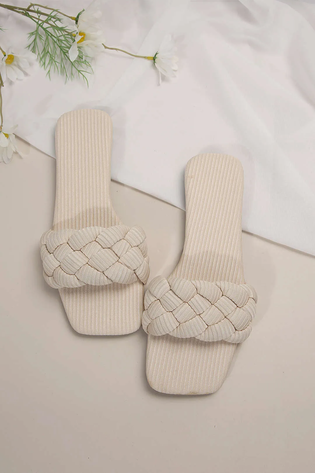 Woven Square Toe Slippers sold by Micas product image thumbnail 2