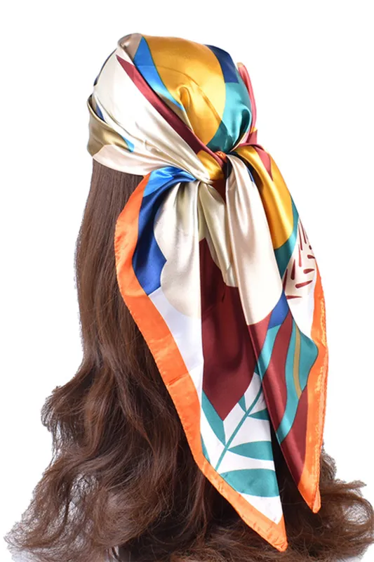 Satin Colorblock Headband sold by Micas