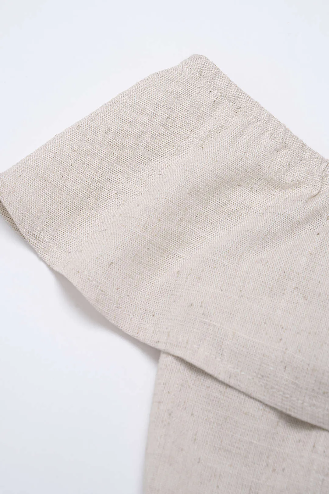 Linen Metallic Button Off-Shoulder Sleeveless Top sold by Micas product image thumbnail 3