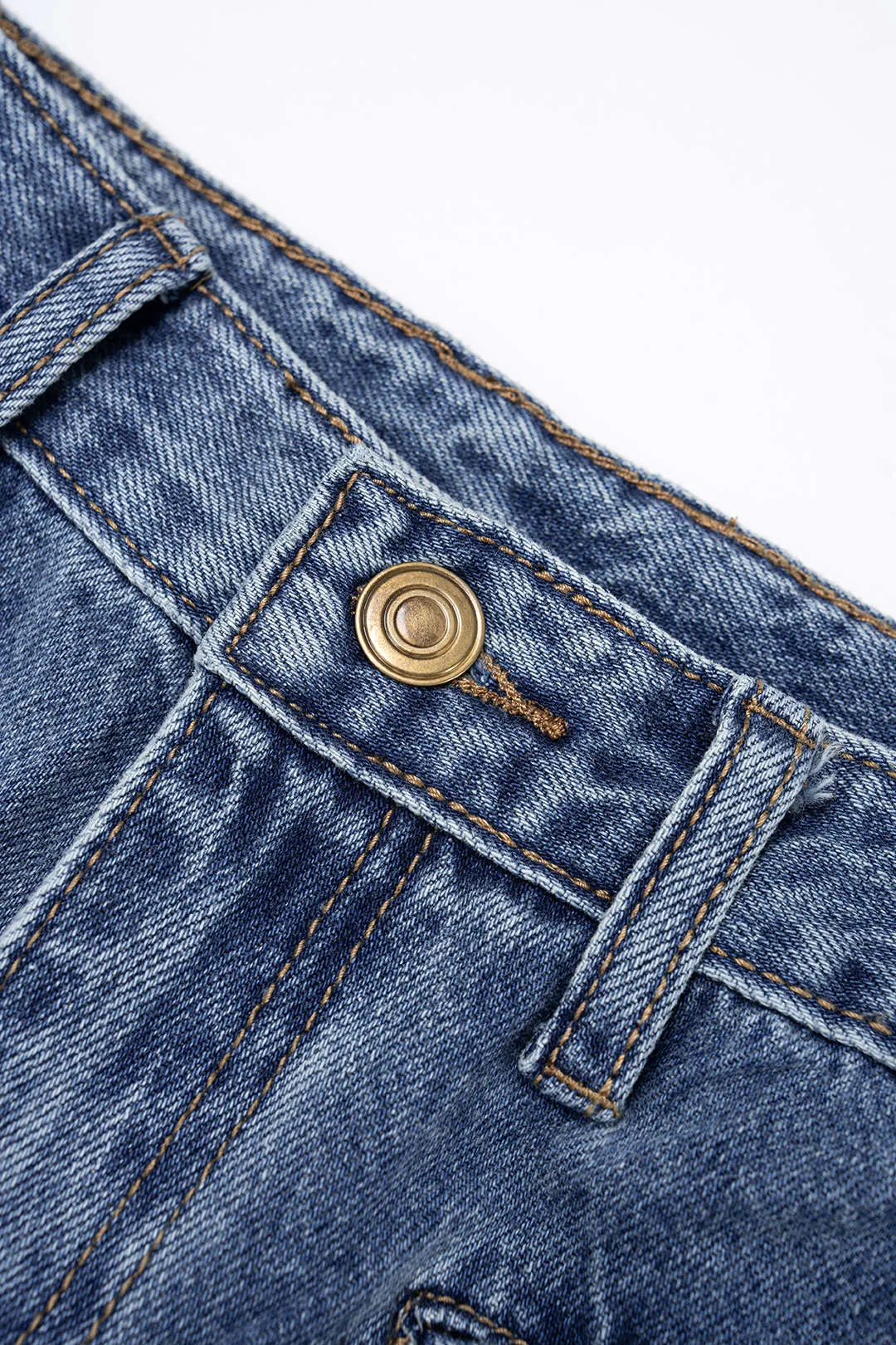 Denim Wide Leg Jeans sold by Micas product image thumbnail 3