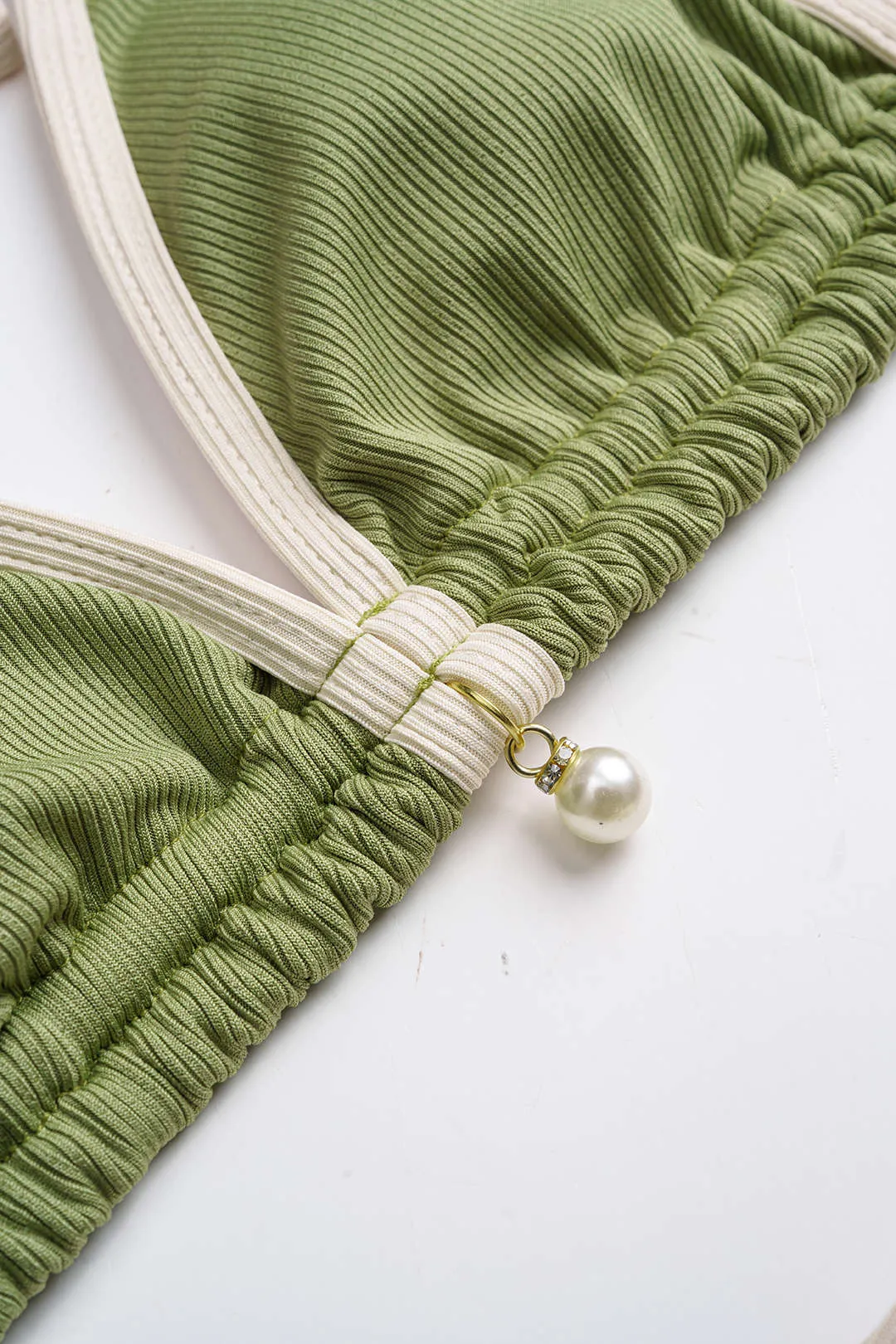 Contrast Tie-Up Bikini Set sold by Micas product image thumbnail 3