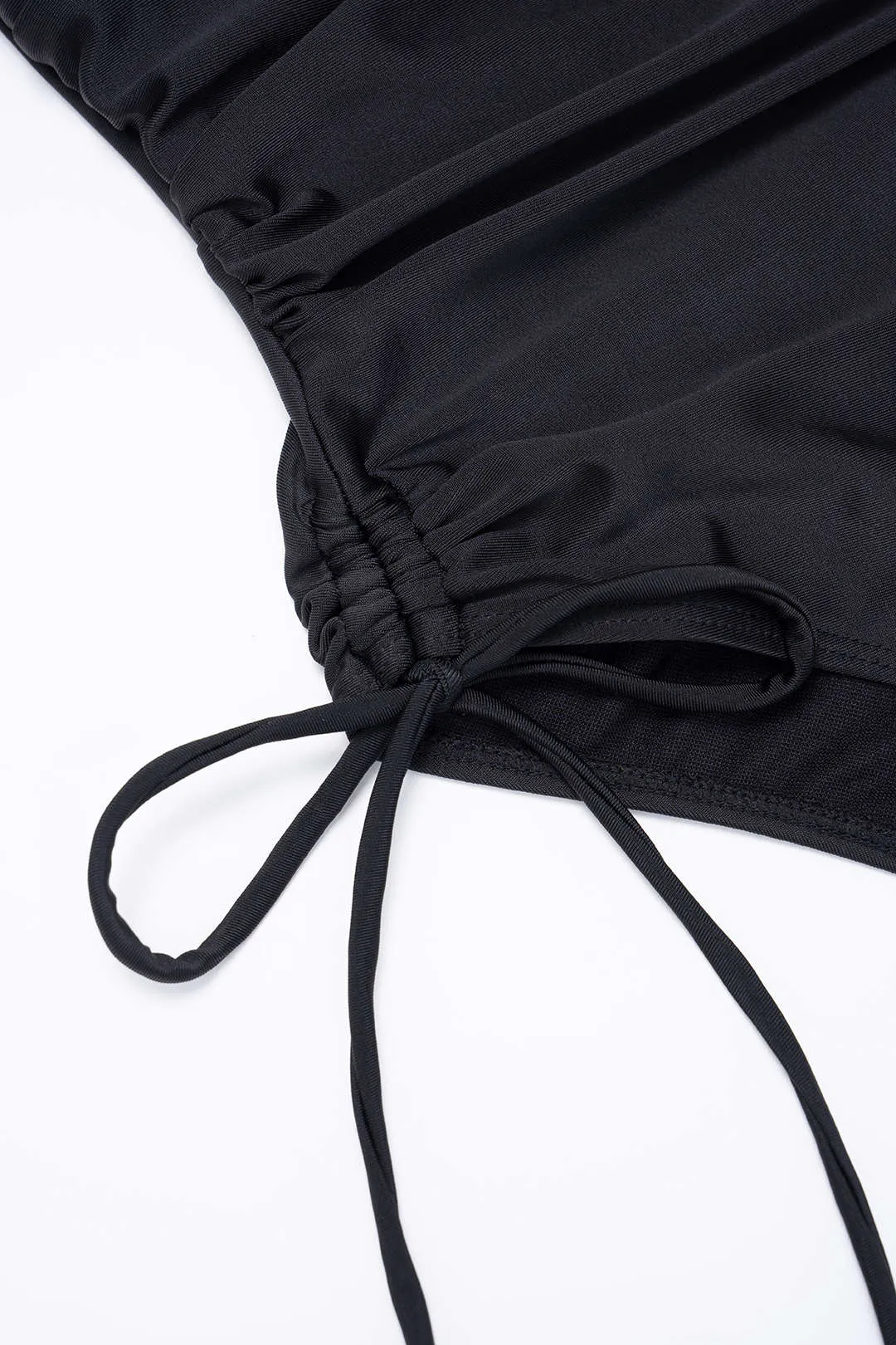 V-Neck Backless Tie-Up Ruched Swimsuit sold by Micas product image thumbnail 4