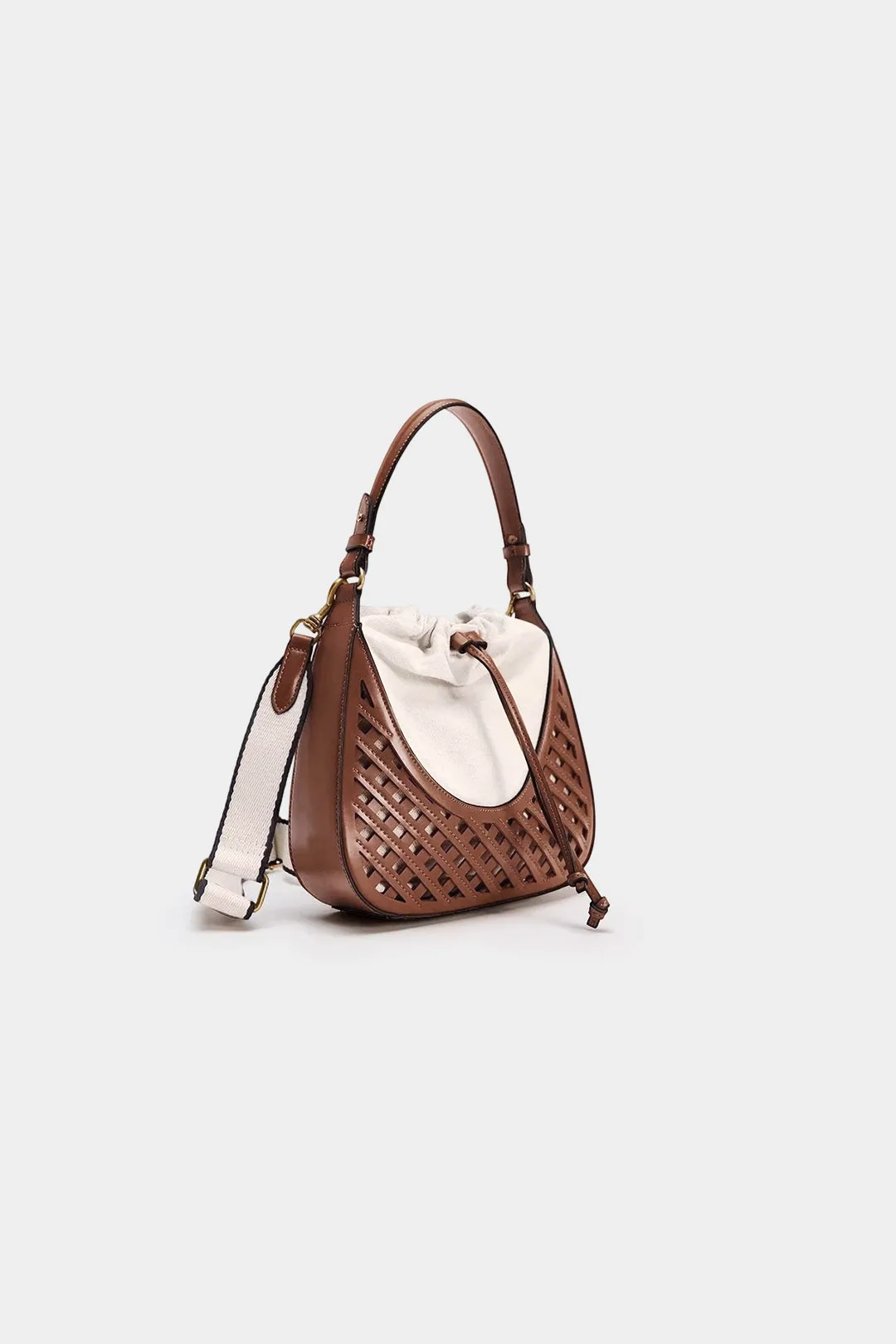 Woven Hollow Out Tote Bag sold by Micas
