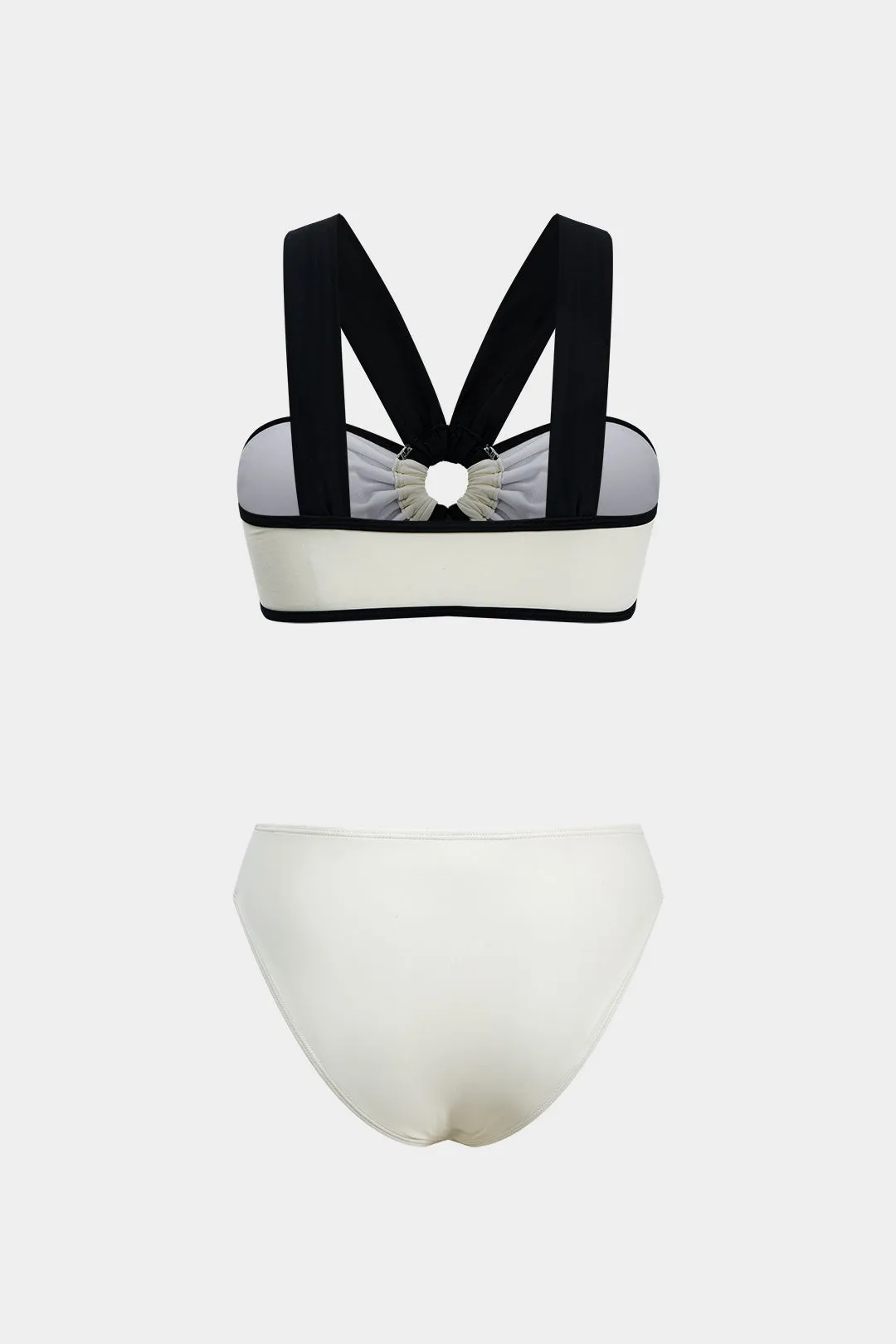 Contrast Ruched Cut Out Bikini Set sold by Micas product image thumbnail 2