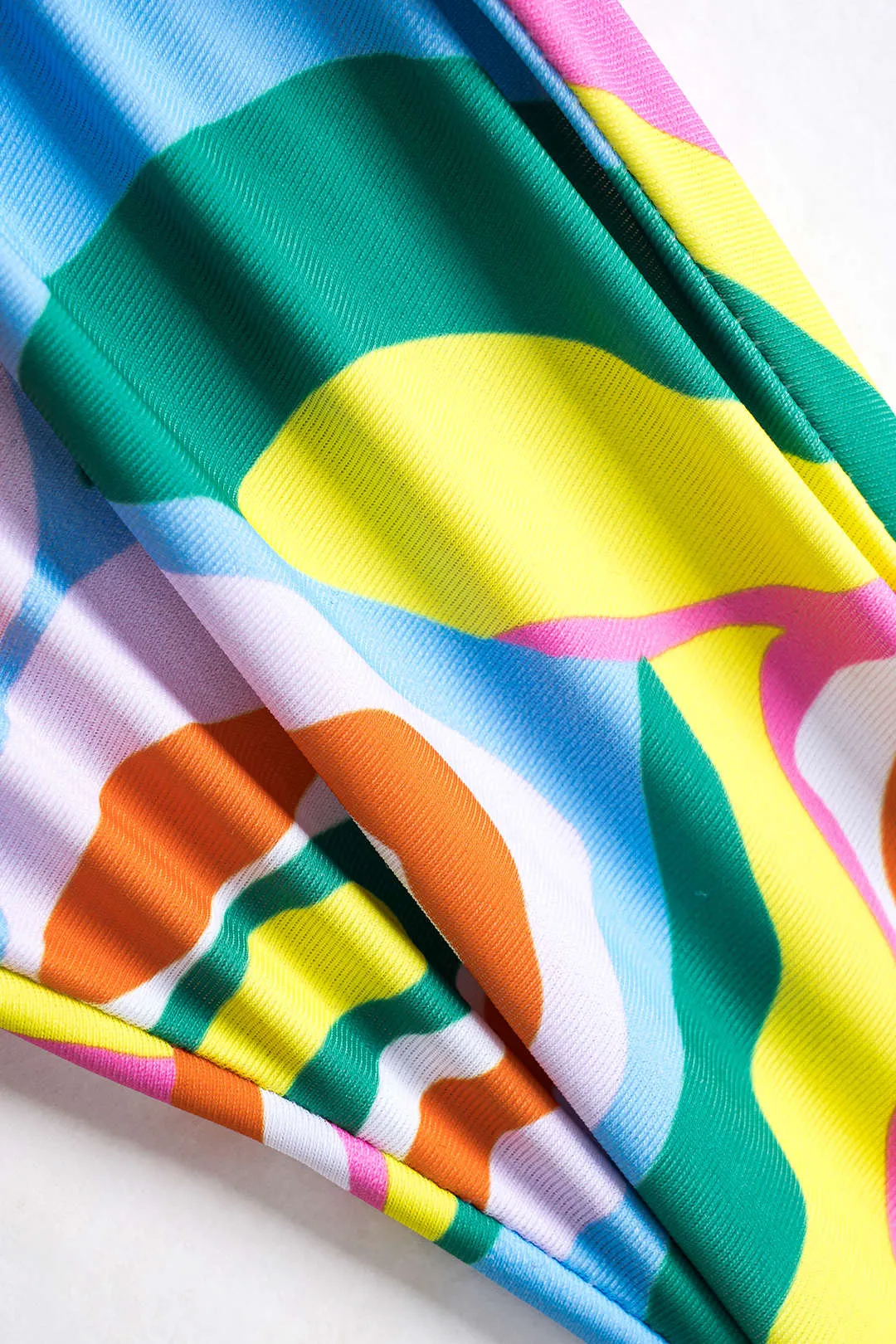 Contrast Print Tie-Up Bikini Set sold by Micas product image thumbnail 4