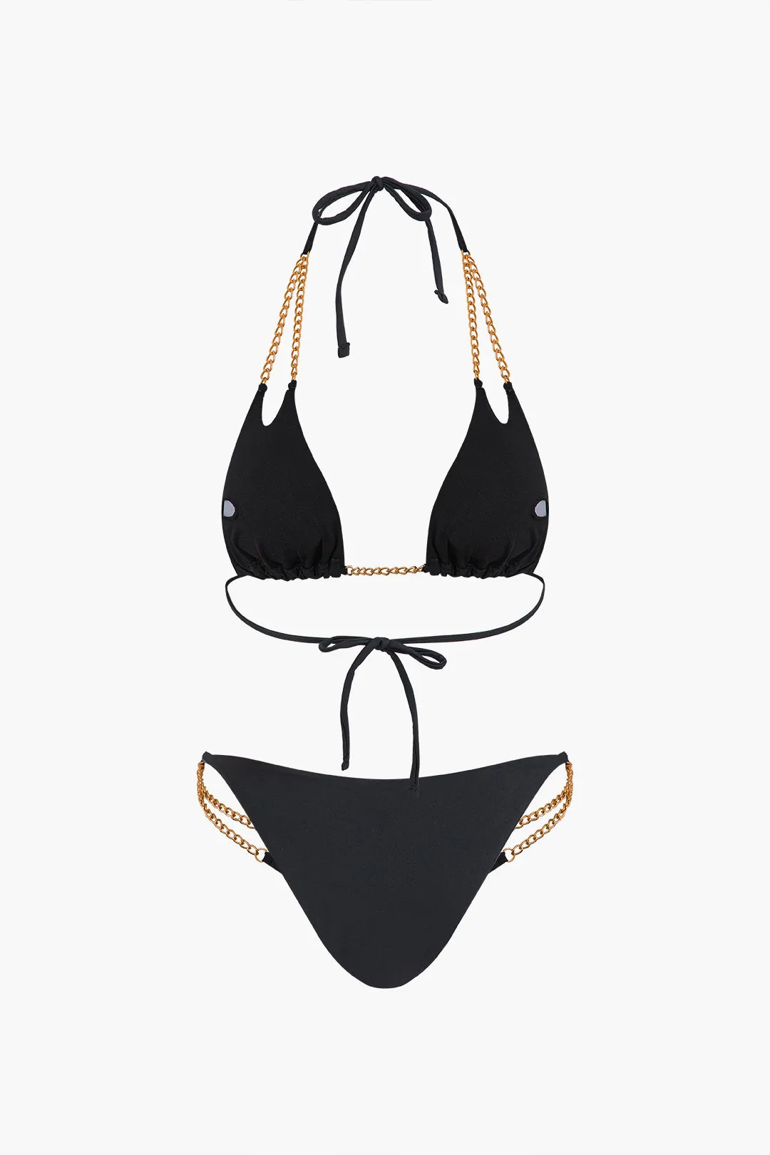 Chain Halter Neck Tie Up Bikini Set sold by Micas product image thumbnail 2