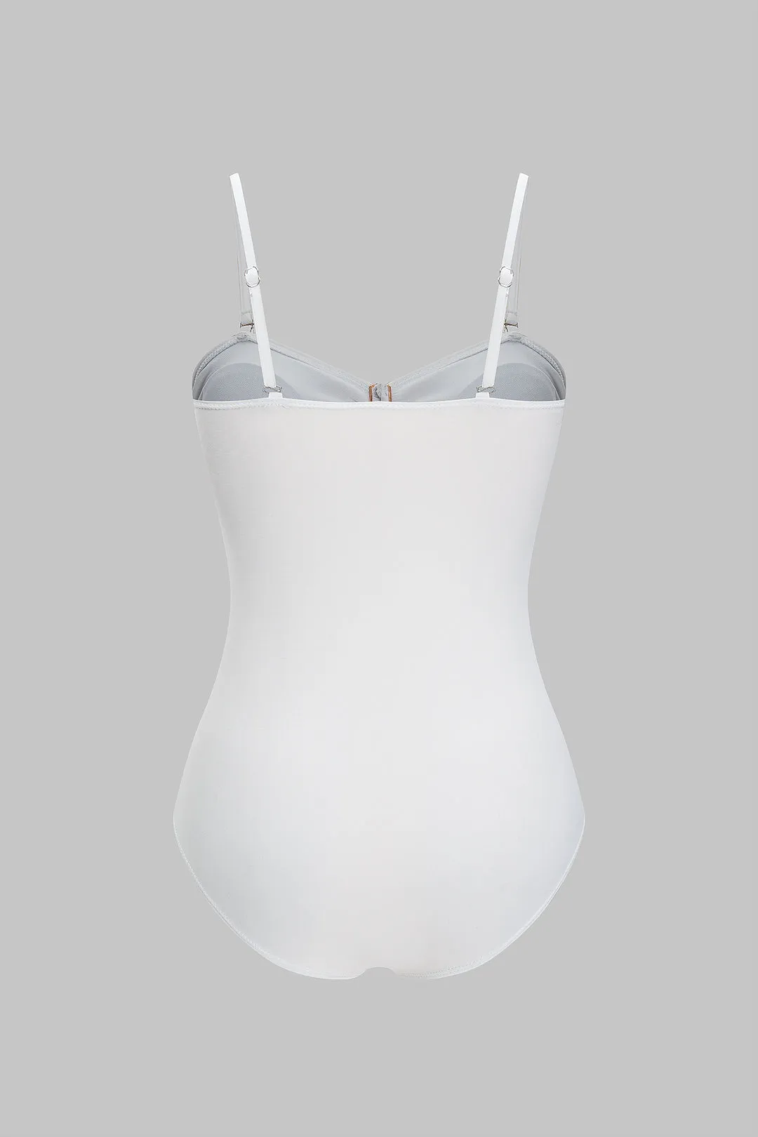 Metallic Decor Ruched Cut Out High Split Bikini Set sold by Micas product image thumbnail 3