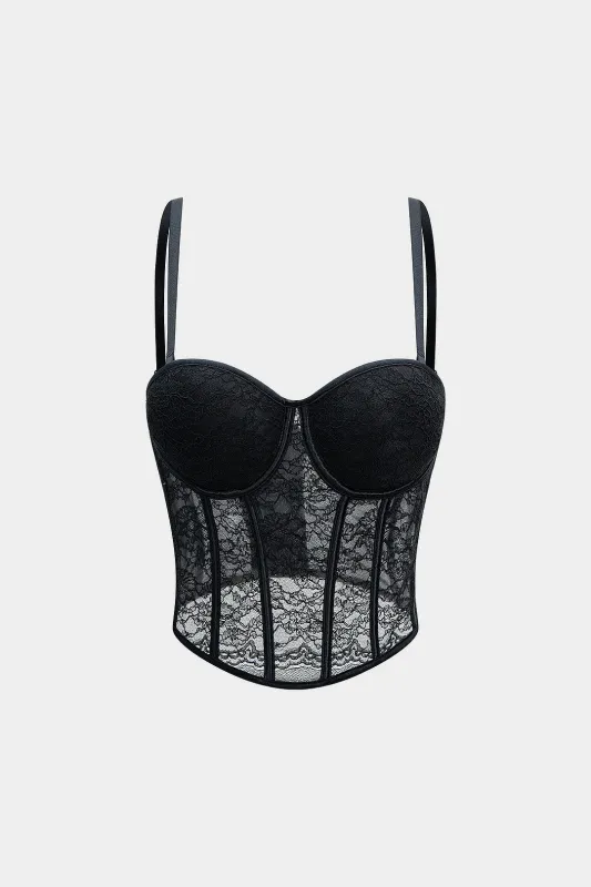 Lace Corset Slip Cami Top sold by Micas