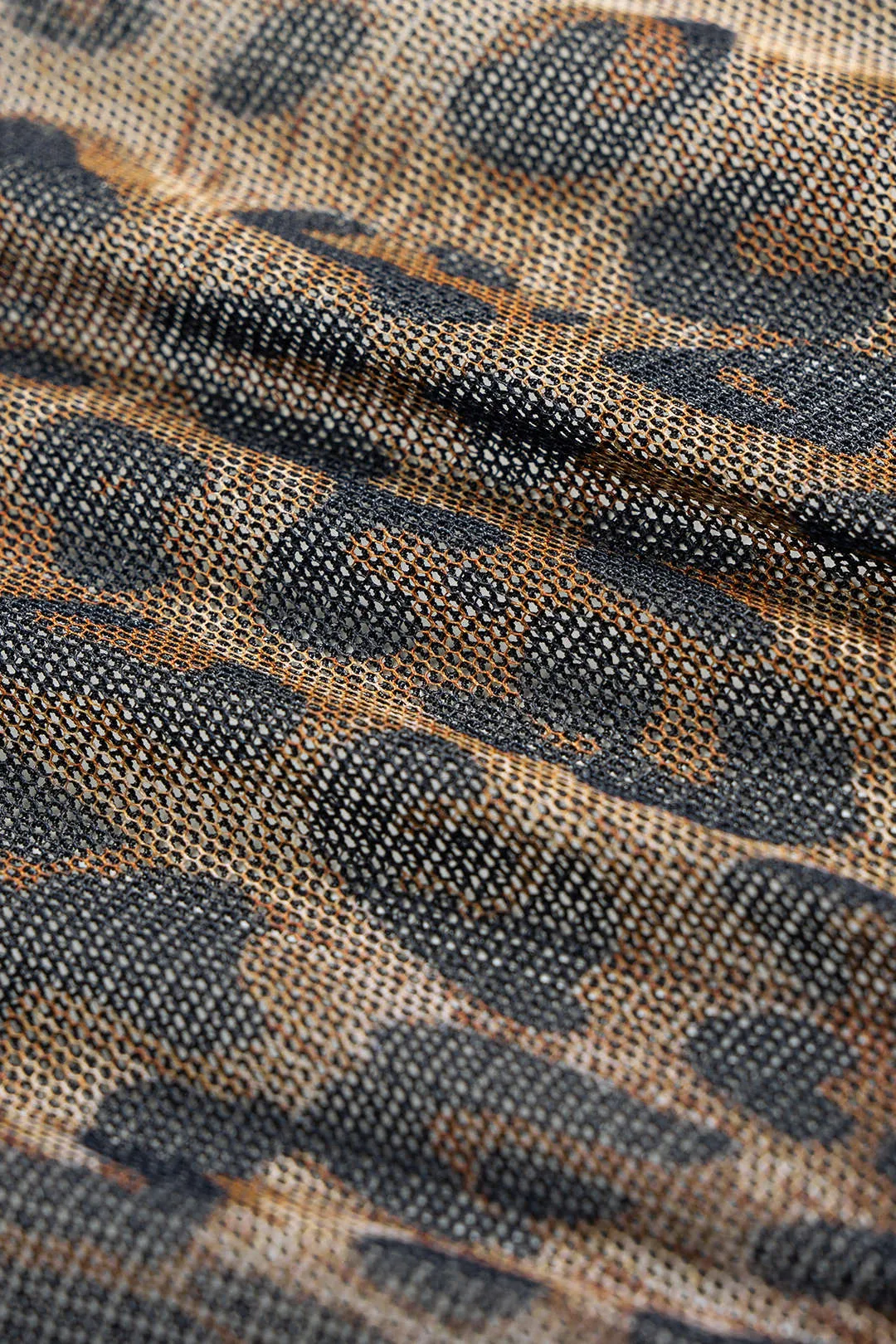 Leopard Print Mesh Hook And Eye Bustier Cami Top sold by Micas product image thumbnail 4