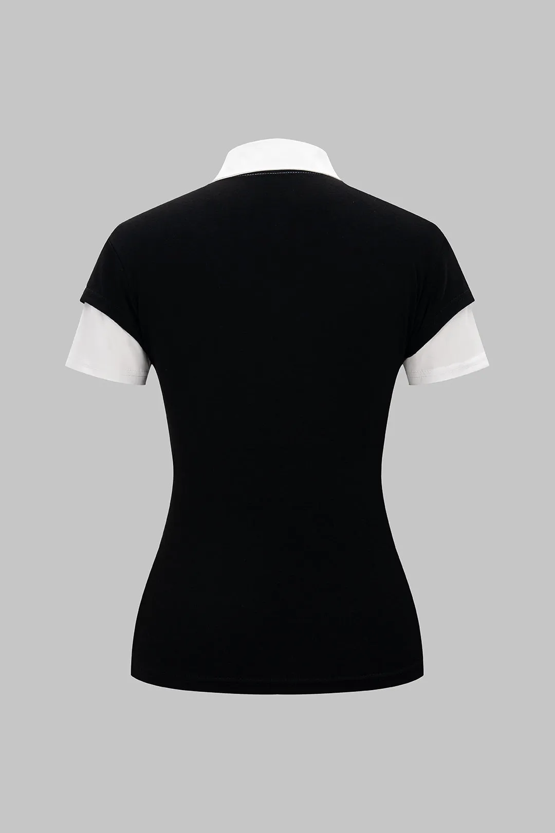 Contrast Short-Sleeve T-Shirt sold by Micas product image thumbnail 2