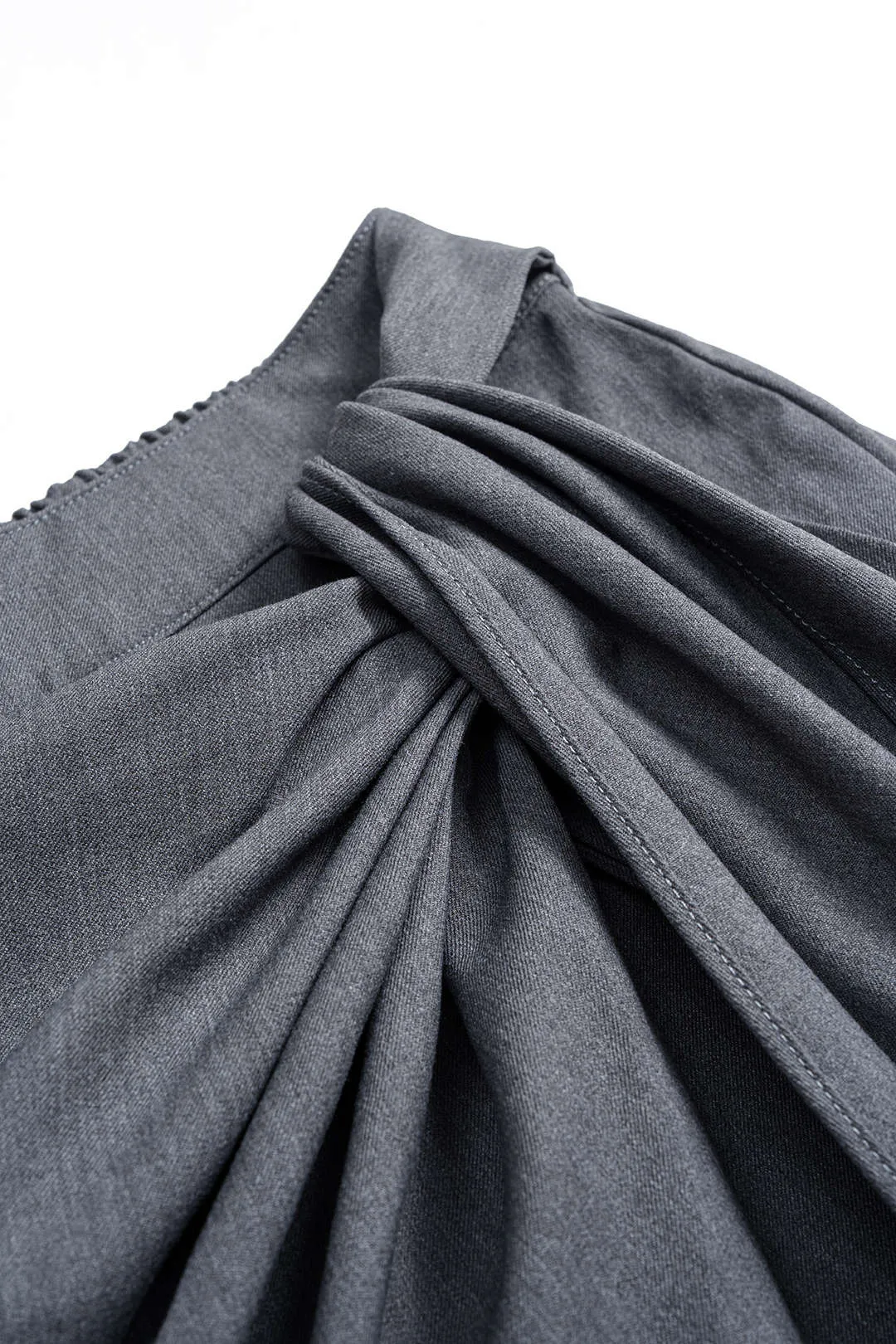 Tie-Up Asymmetrical Ruched Pants sold by Micas product image thumbnail 3