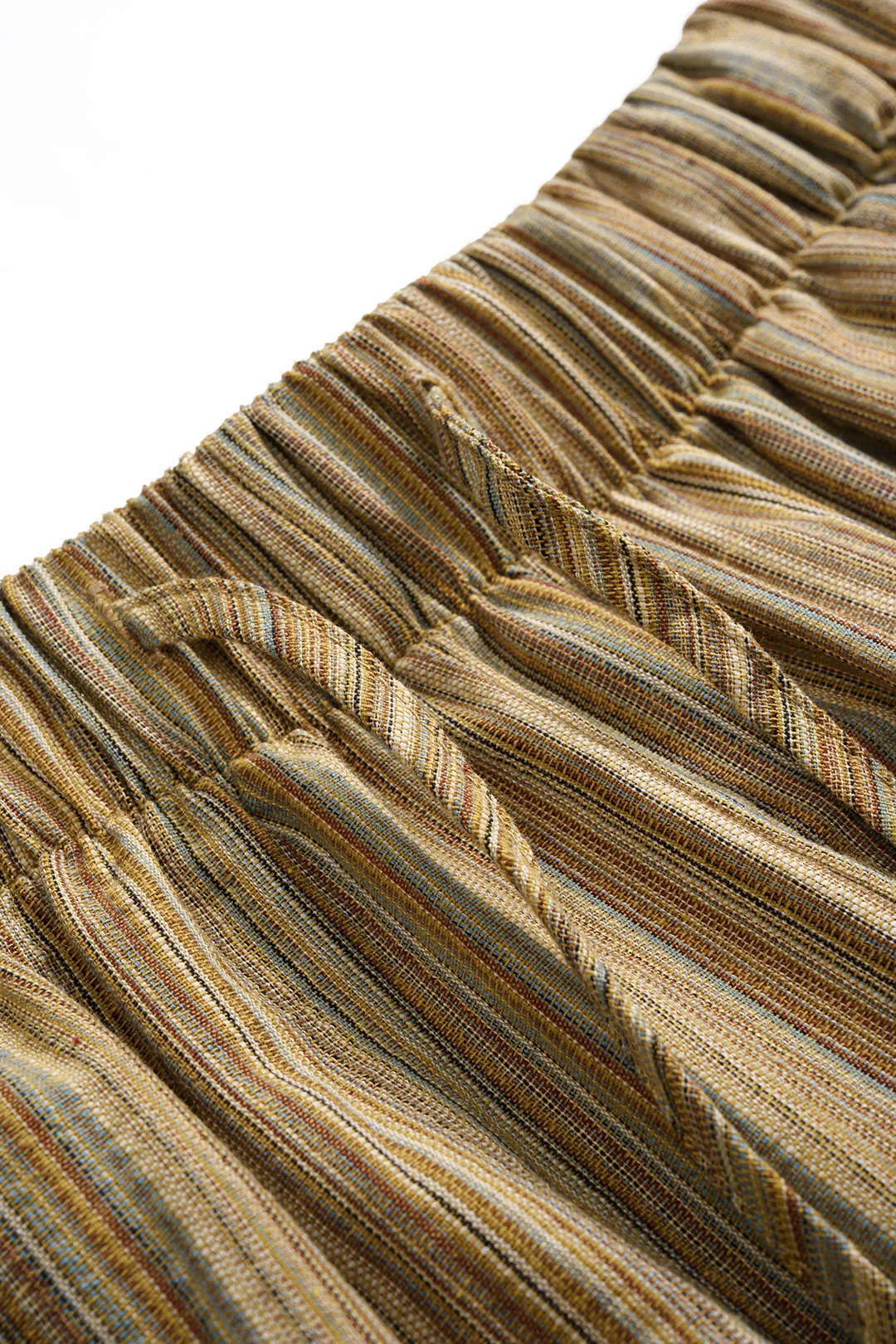 Contrast Stripes Drawstring Wide Leg Pants sold by Micas product image thumbnail 3