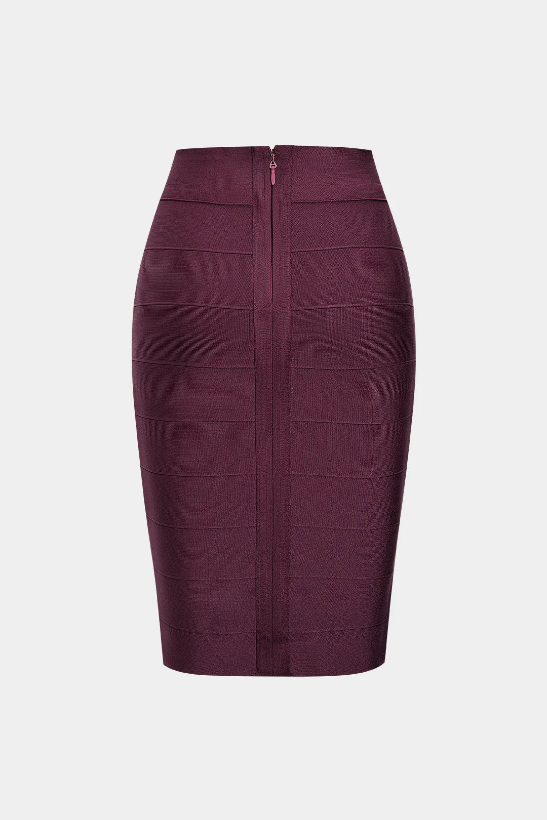 High Waist Zipper Bodycon Skirt sold by Micas product image thumbnail 2