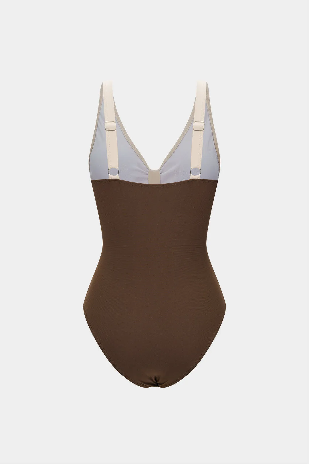 Contrast V-Neck Cut Out Swimsuit sold by Micas product image thumbnail 2