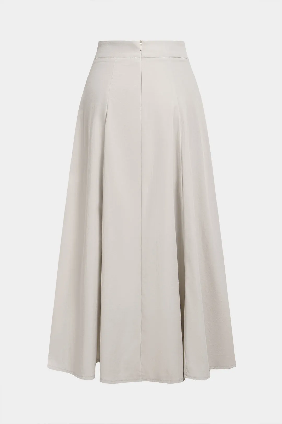 Metallic Decor Zipper High Waist Skirt sold by Micas product image thumbnail 2